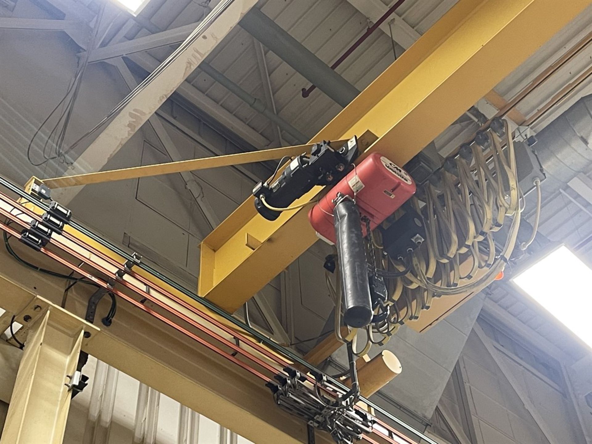 2-Ton UESCO Bridge Crane, Approx. 54' Span, w/ 2-Ton CM Lodestar Electric Hoist w/ Remote - Image 2 of 4