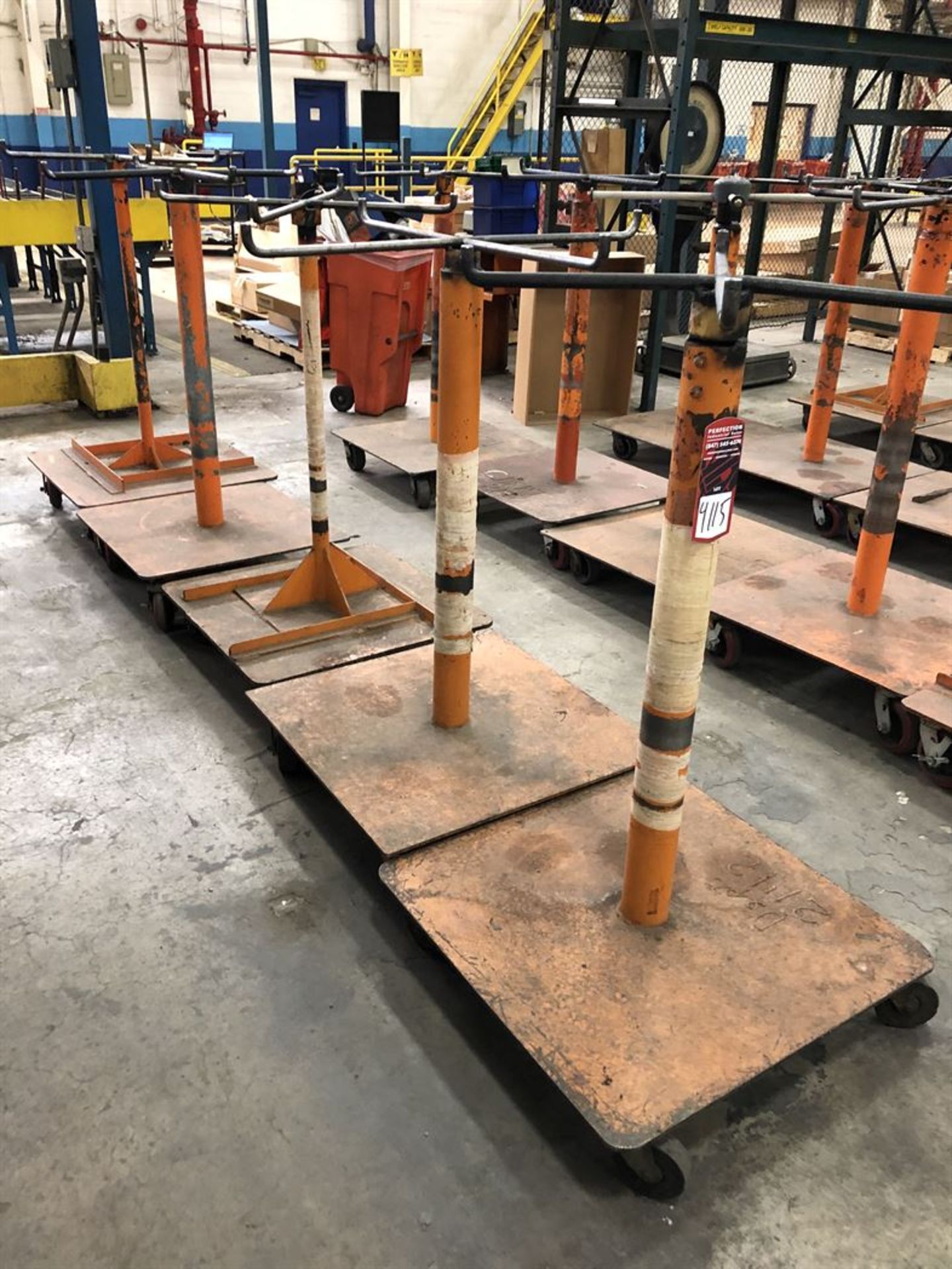 Lot Comprising (5) Cable Hanger Carts, (9B)