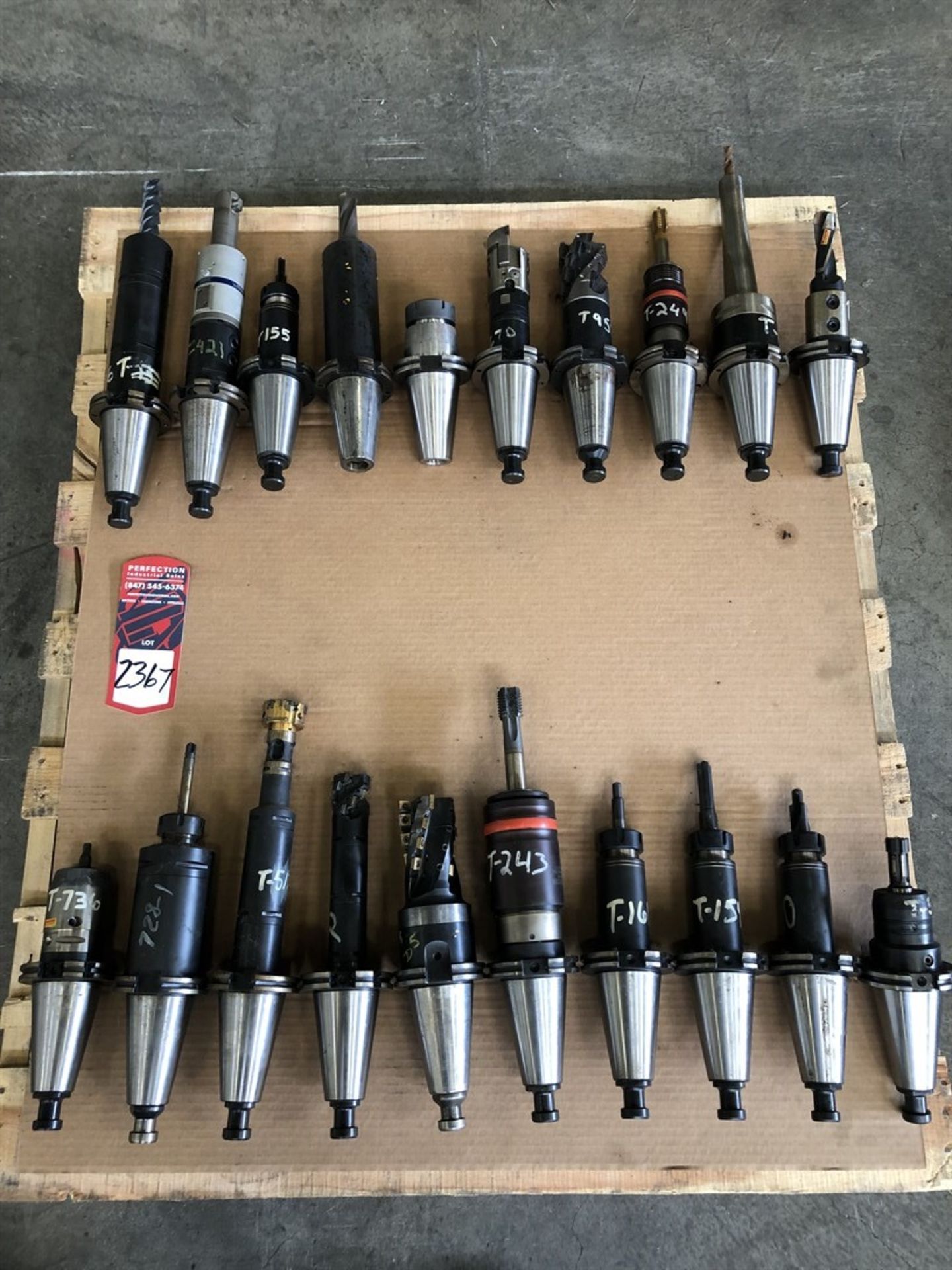 Lot Comprising (20) Assorted CAT 50 Tool Holders, (25E)