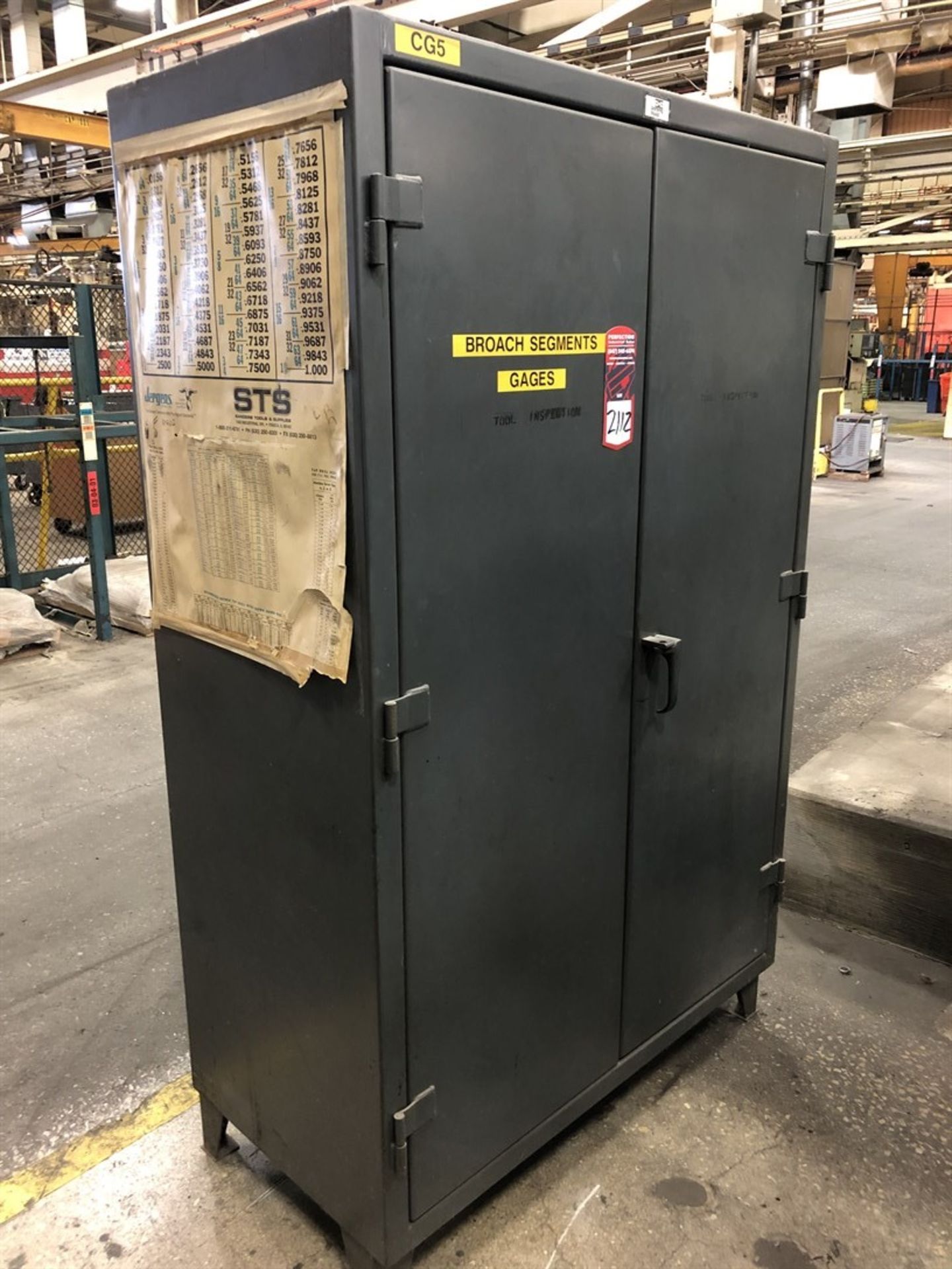 Strong Hold 48x24x78" Heavy Duty Tool Cabinet, w/ Contents, (13K)