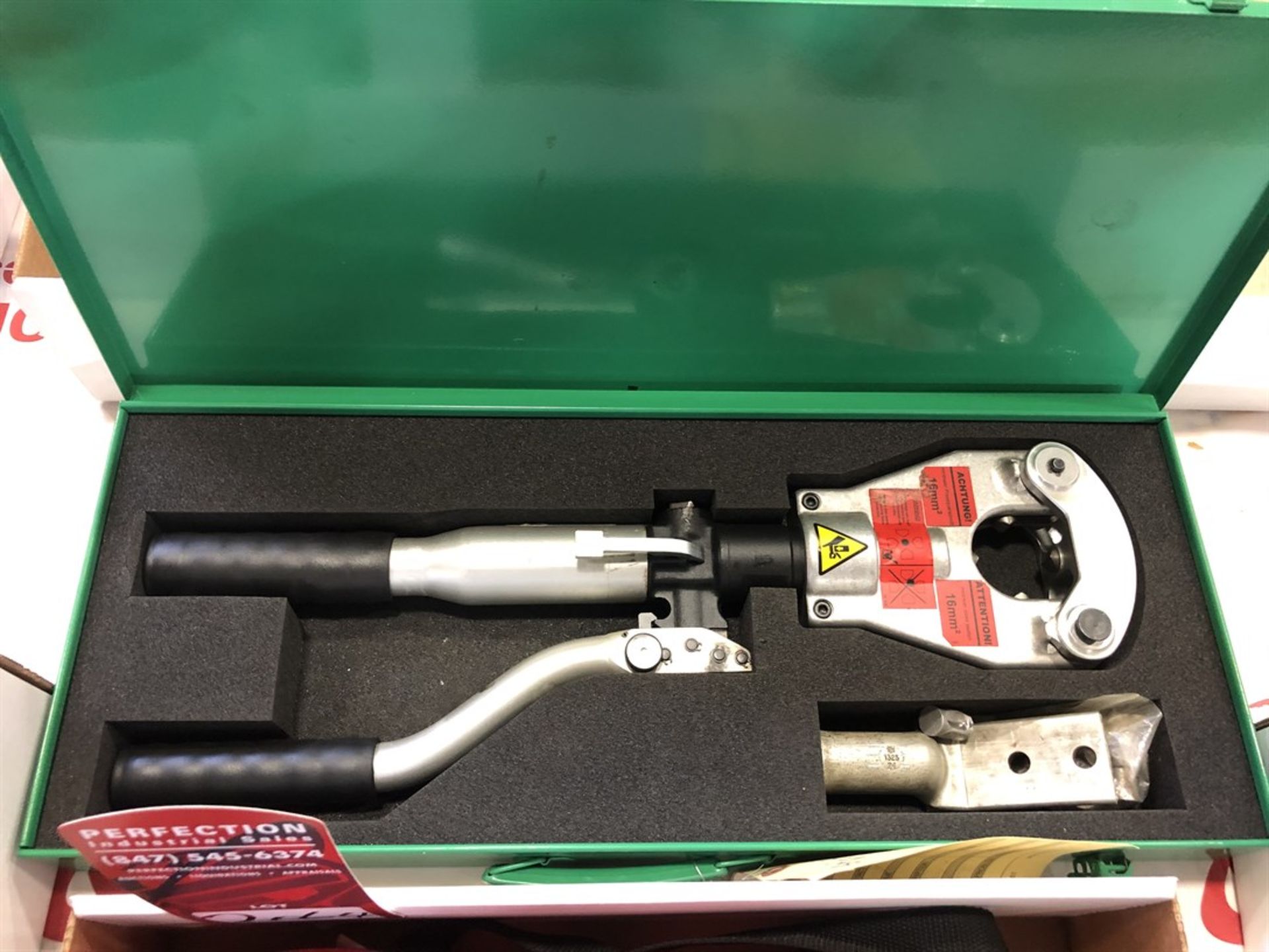 Lot Comprising (2) Burndy Y46WSBH Hydraulic Remote Crimping Tool, and (1) Greenlee Dieless - Image 2 of 3