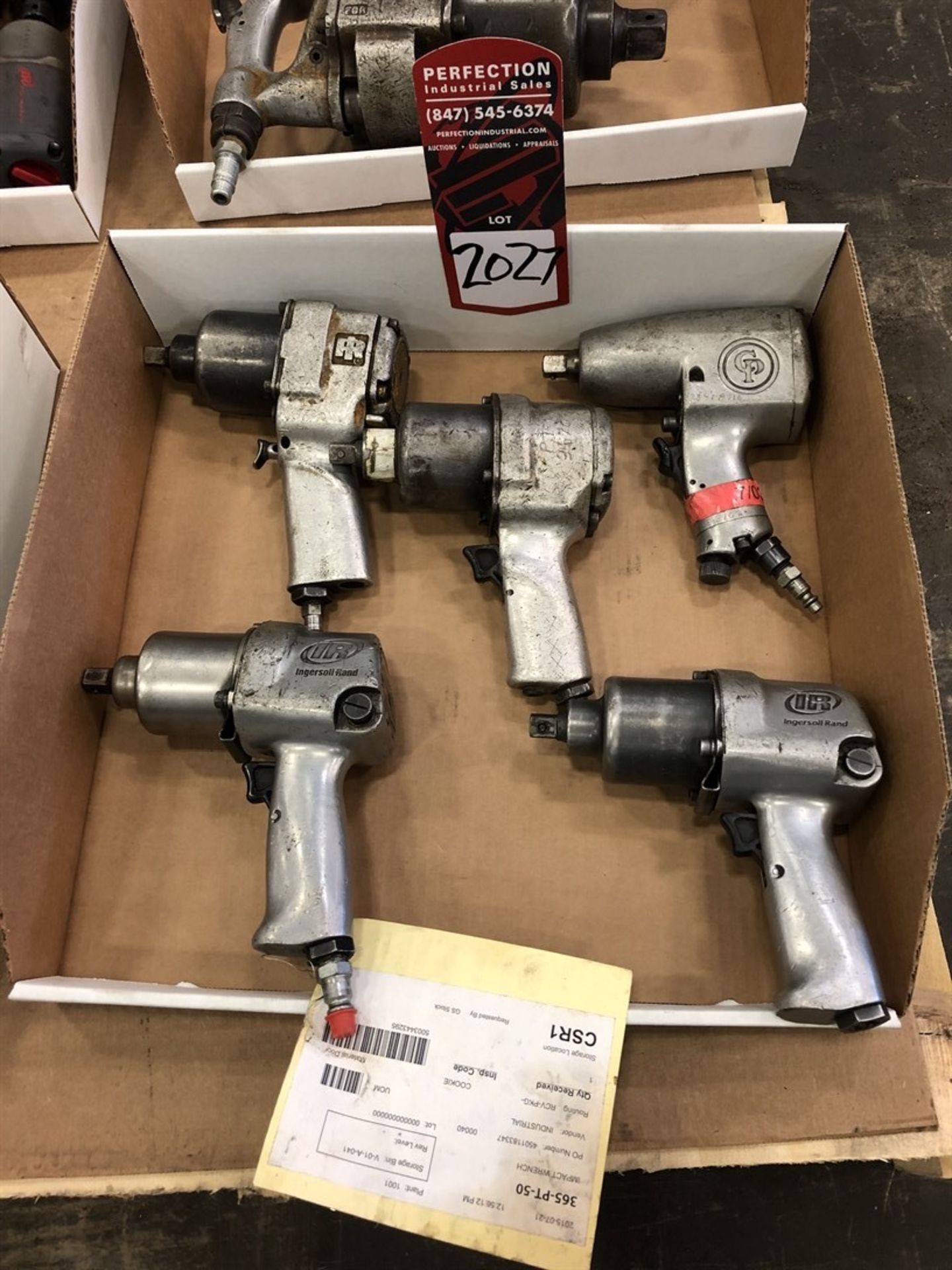 Lot Comprising Assorted Pneumatic Impacts, (25G)