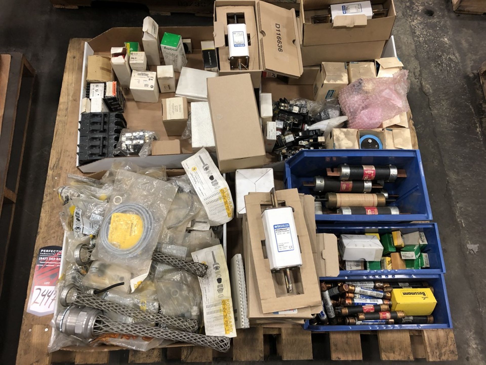 Lot Comprising Assorted Fuses and Misc. Electrical Supplies, (11K)