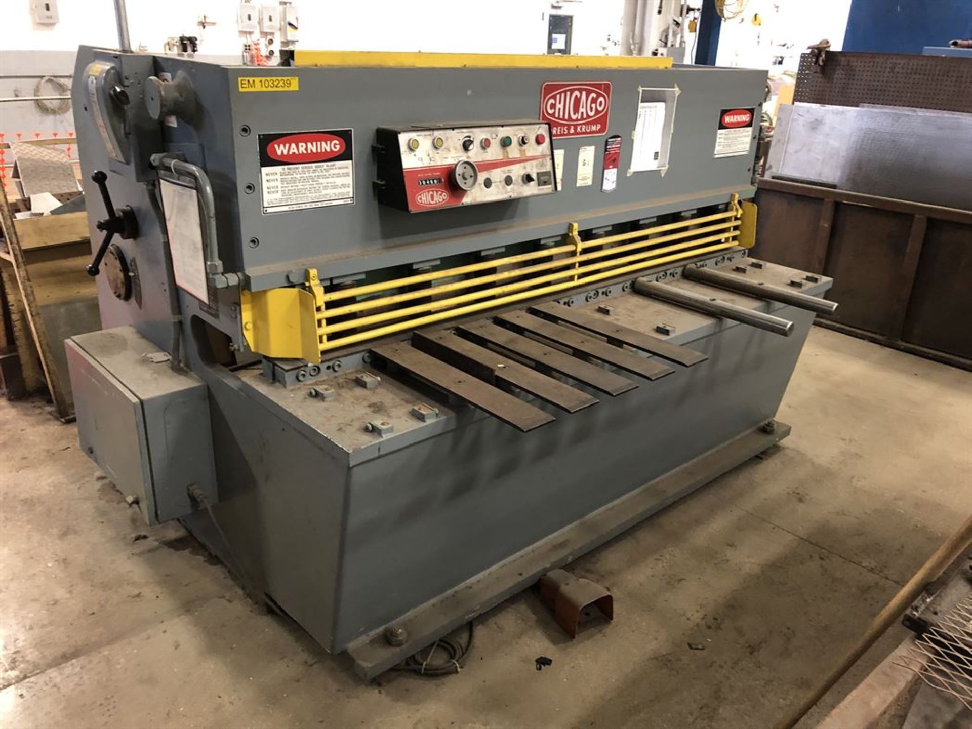 CHICAGO DREIS & KRUMP CS 620 Shear, 6' 8" OF, s/n 90.620.001, (ANNEX) - Image 2 of 4