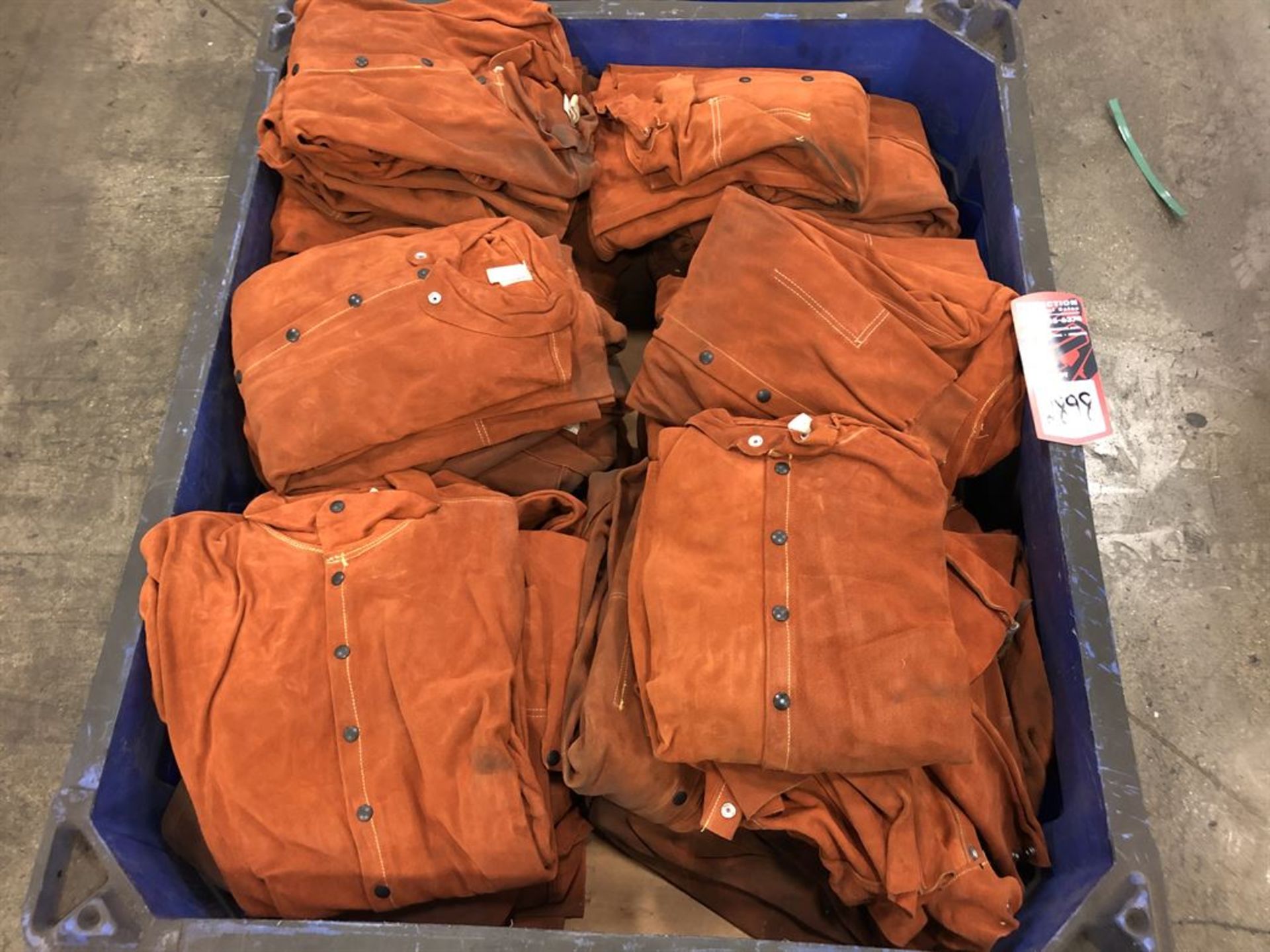 Lot Comprising Leather Welding Jackets, (23K)