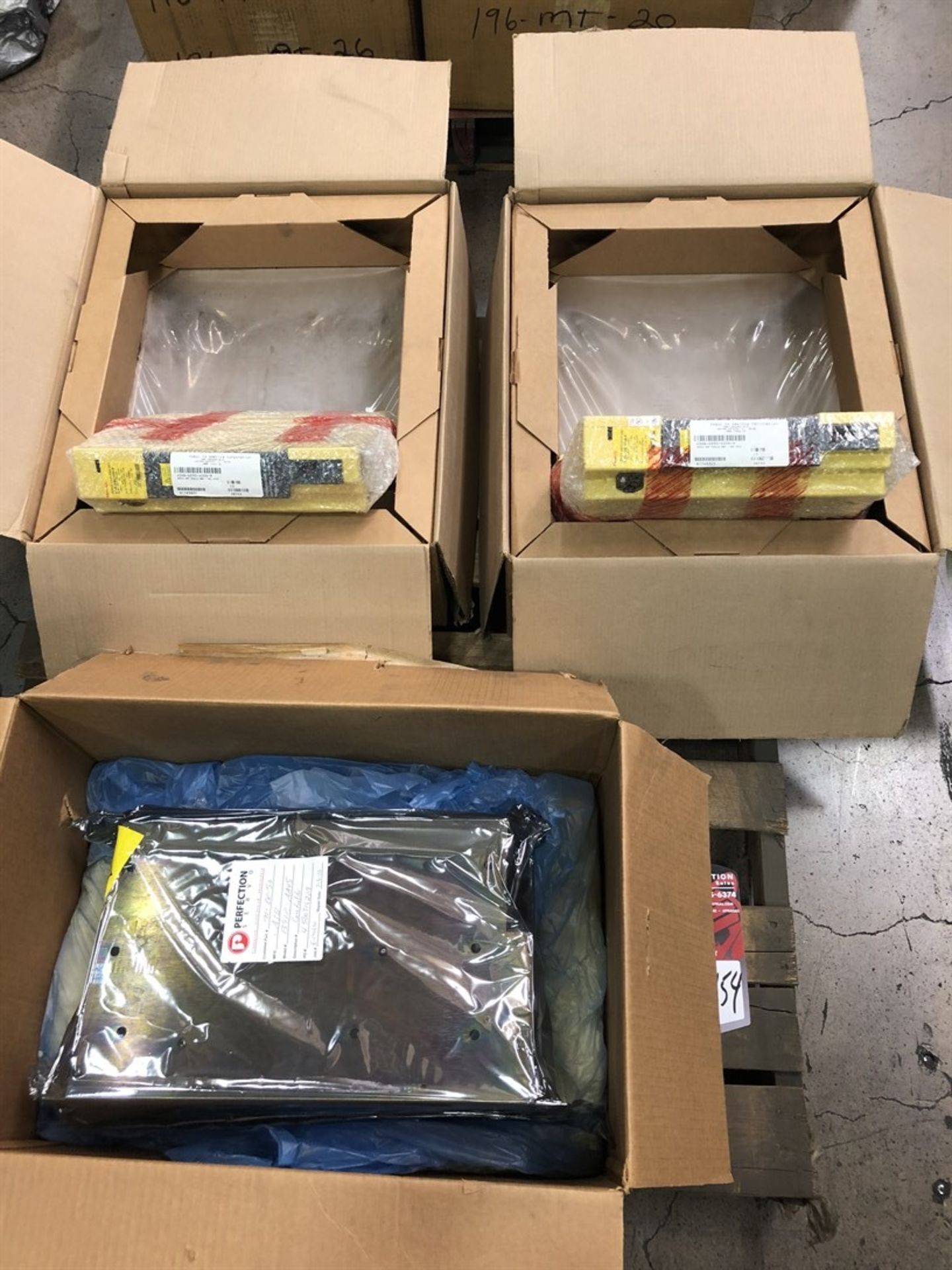 Lot Comprising (2) Fanuc Servo Amplifiers, and (1) Perfection Servo Amplifier, (17N)