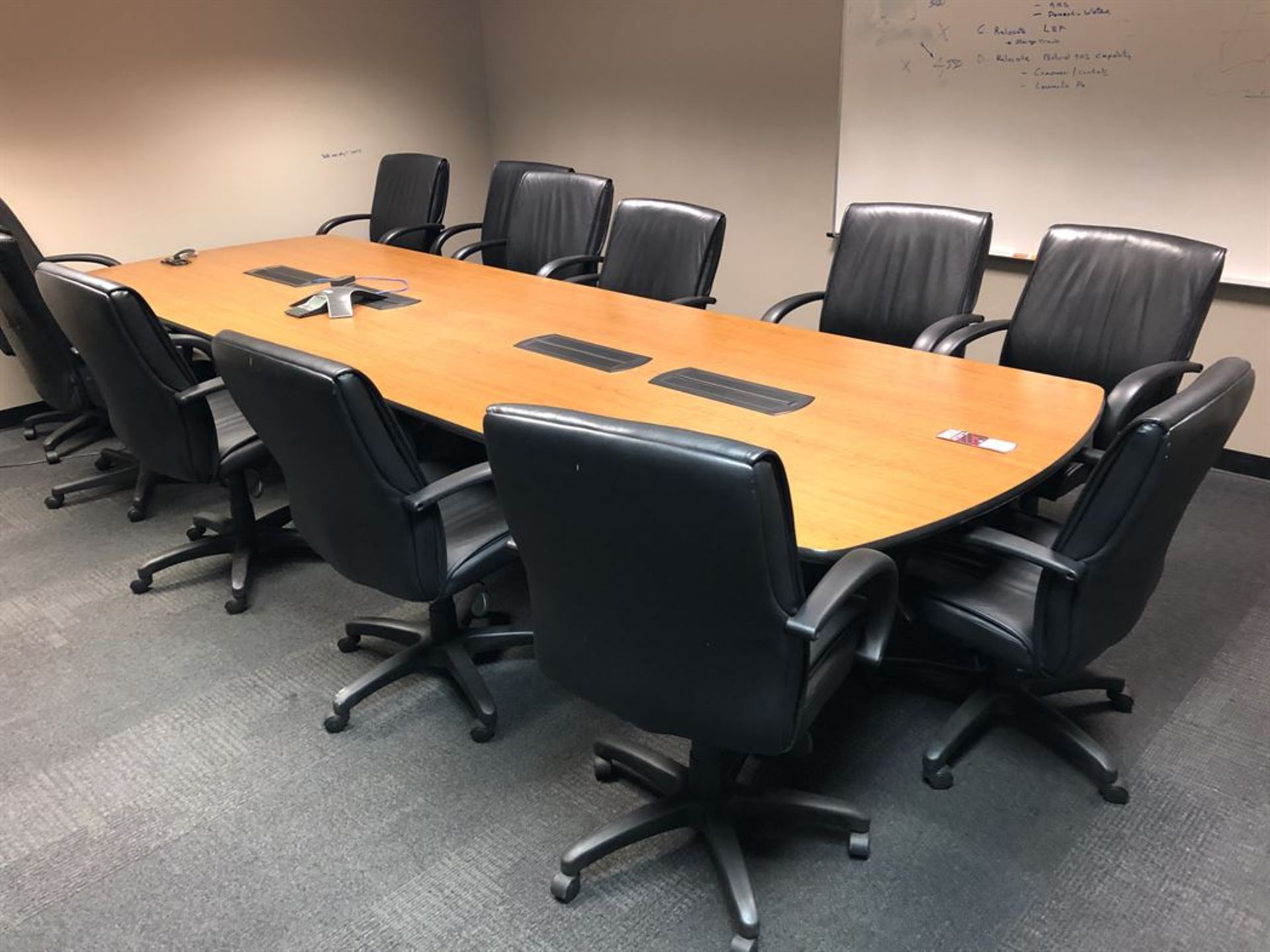 Conference Table, w/ Chairs, (Main Office Annex)