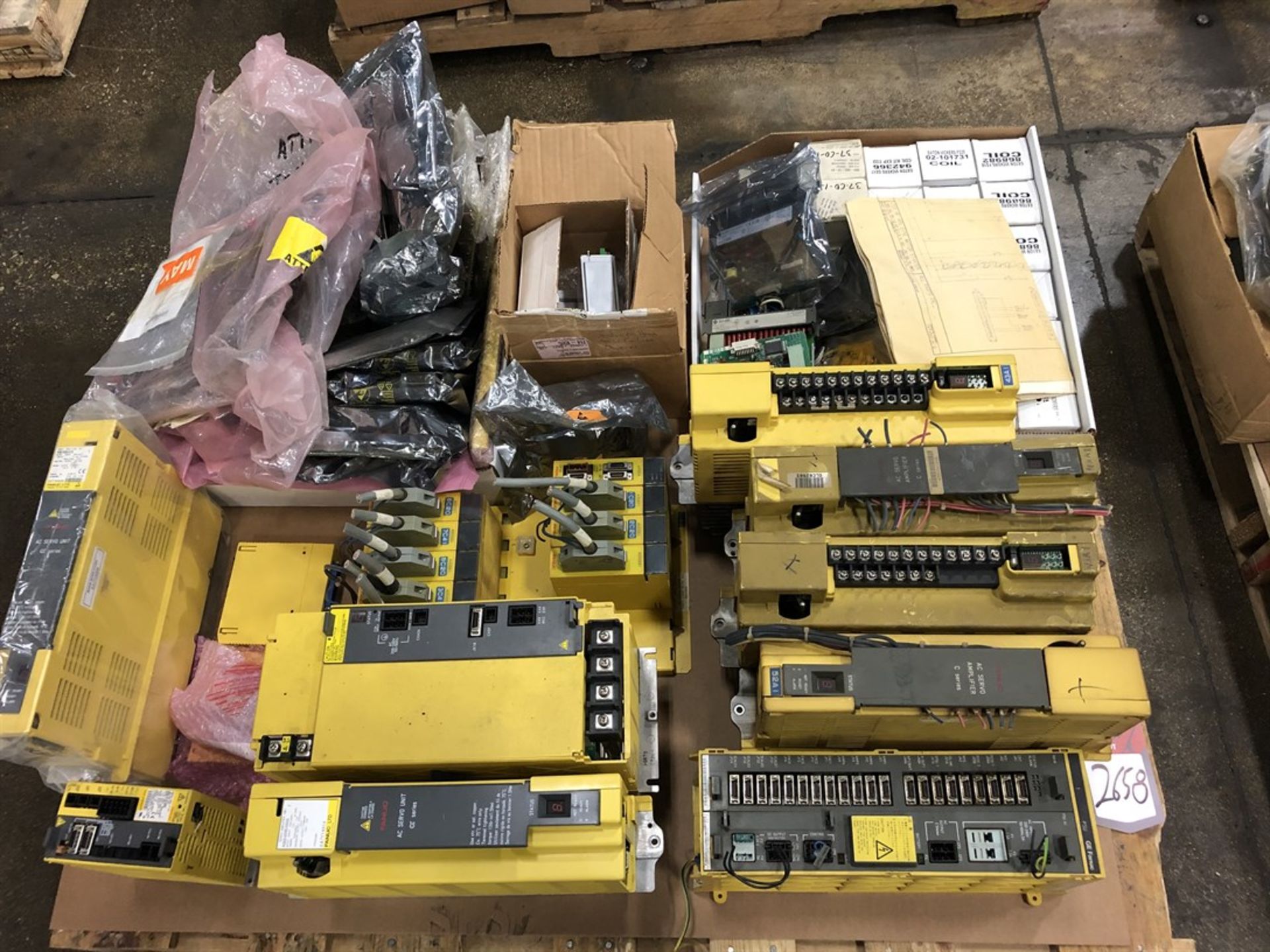 Lot Comprising Assorted Fanuc Machine Parts and Components, (21L)