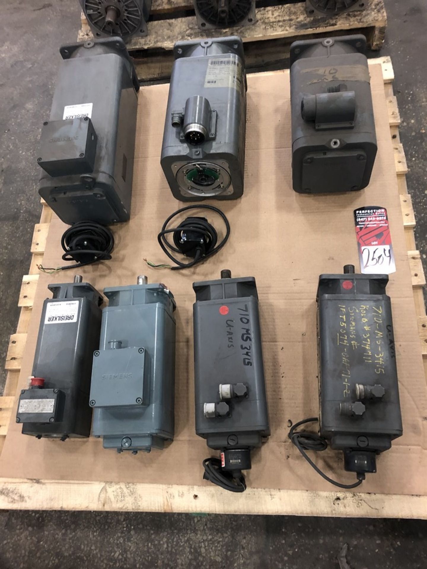 Lot Comprising (7) Assorted Servo Motors, (5T)