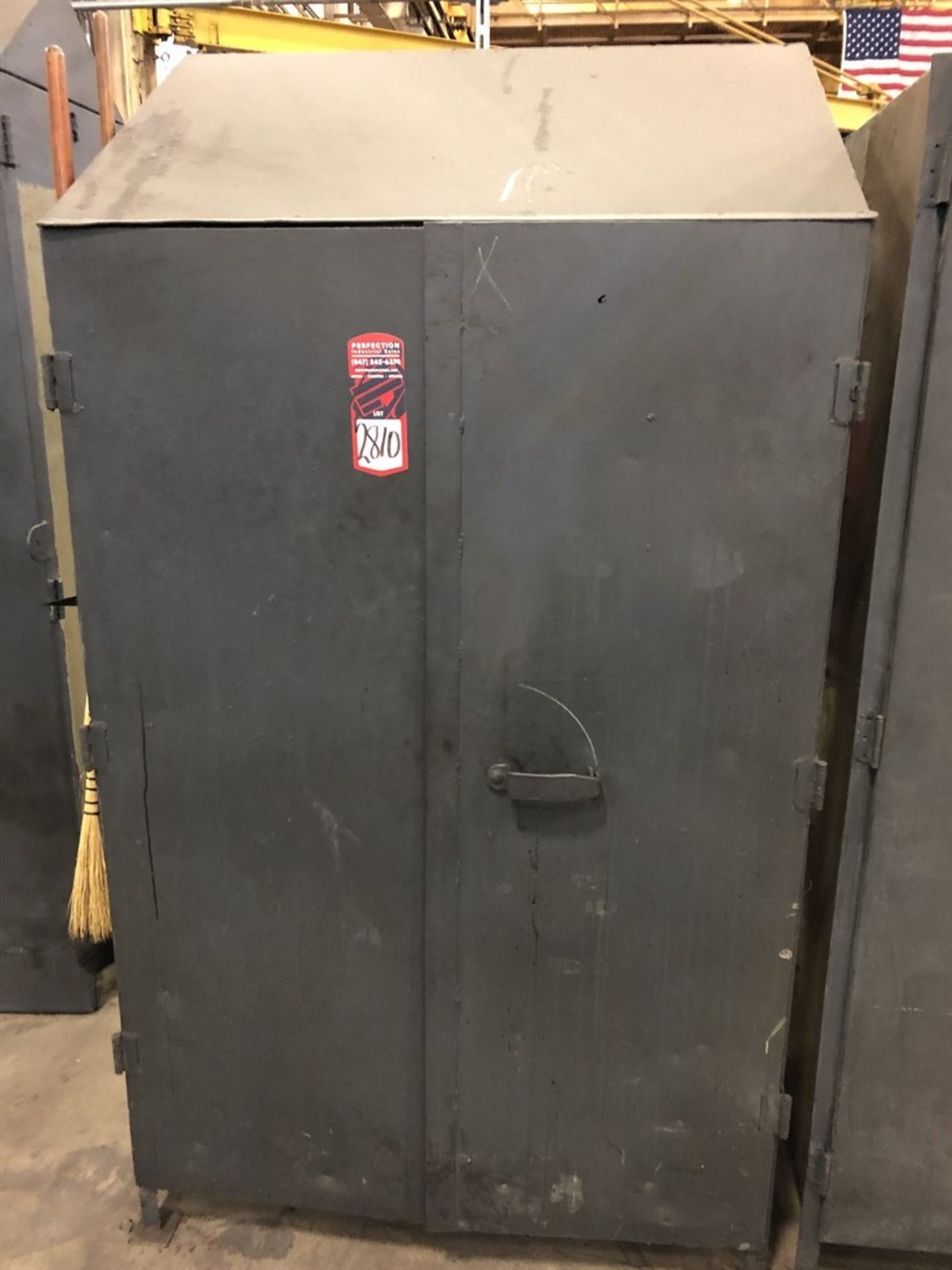 Heavy Duty Steel Shop Cabinet, w/ Contents, (25G)