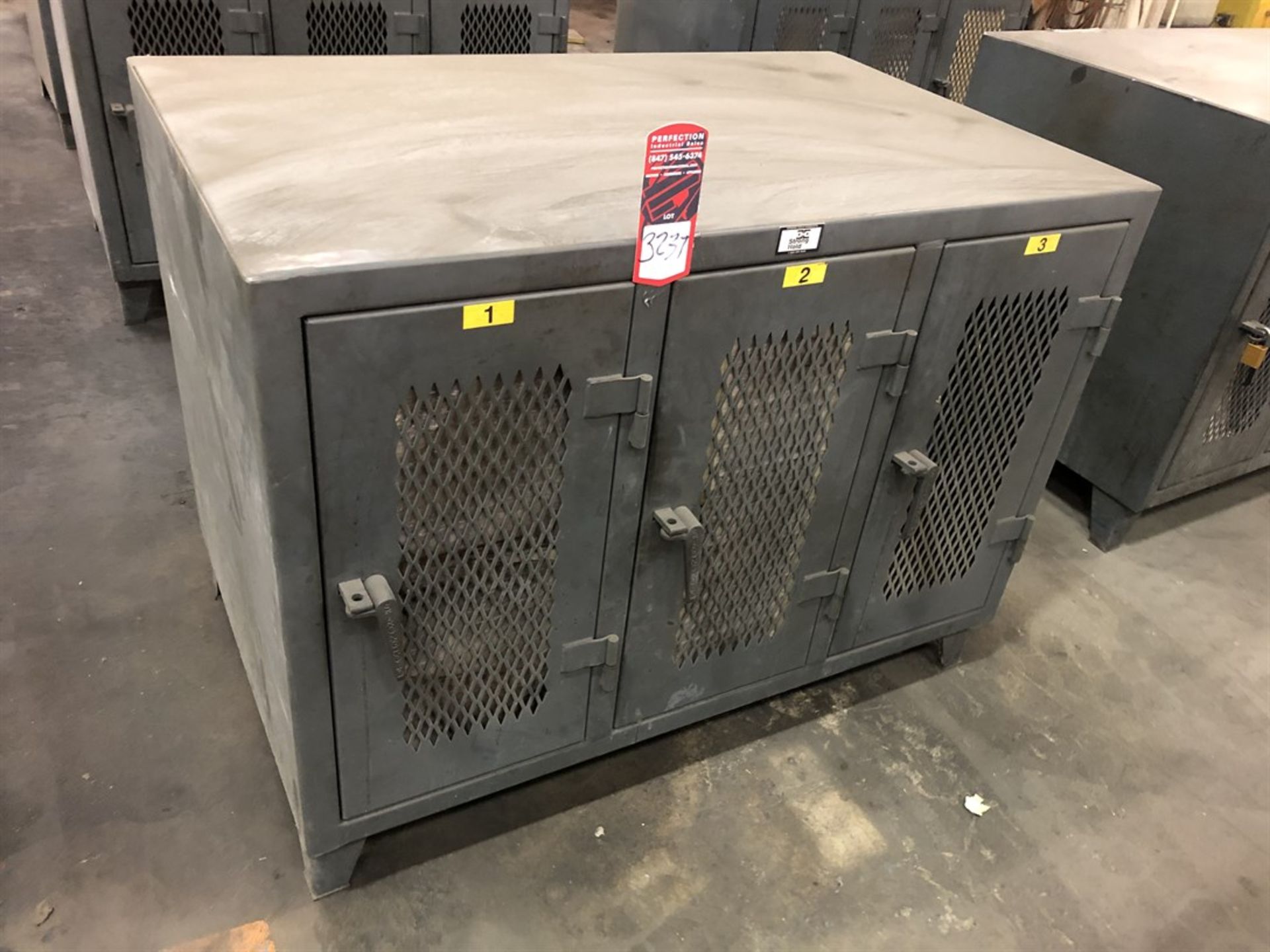 Strong Hold 3-Door 34x55x42" Heavy Duty Lockers, (3K)