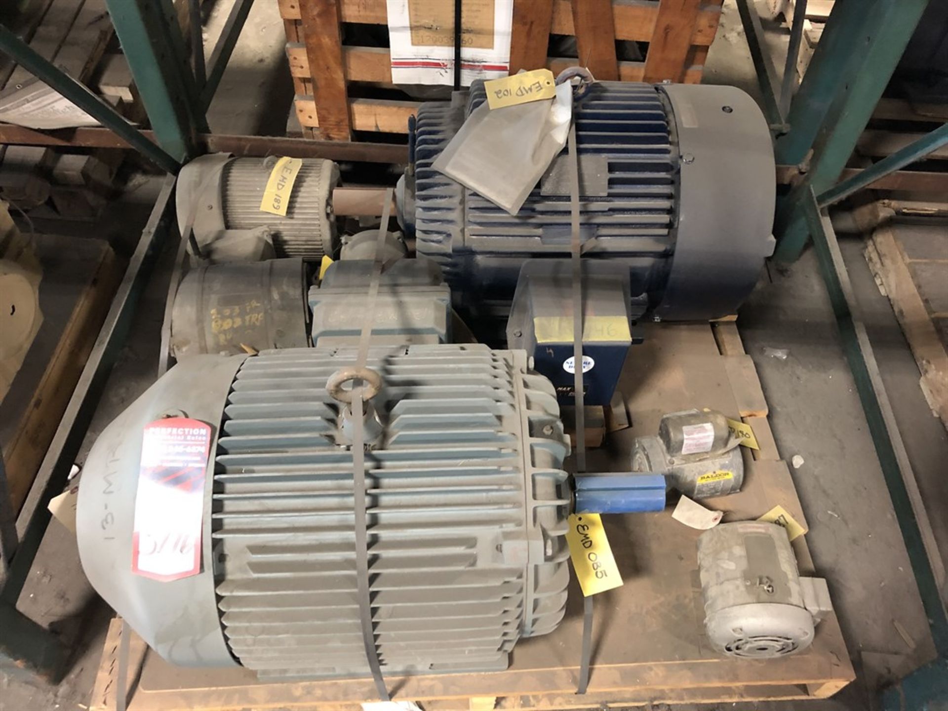 Lot Electric Motors From 4/5-40 HP, (F11 H Building)