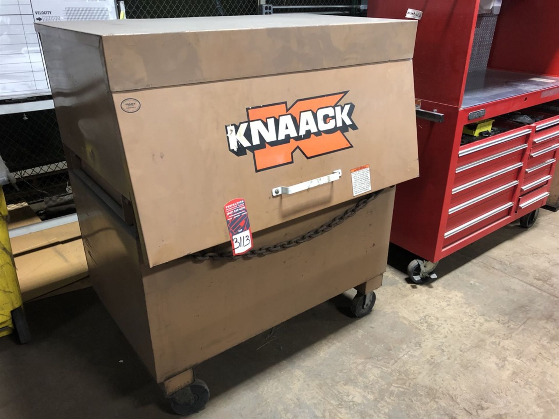 Knaack Jobmaster 79 Heavy Duty Rolling Tool Cabinet, w/ Contents, (H11 H-Building)