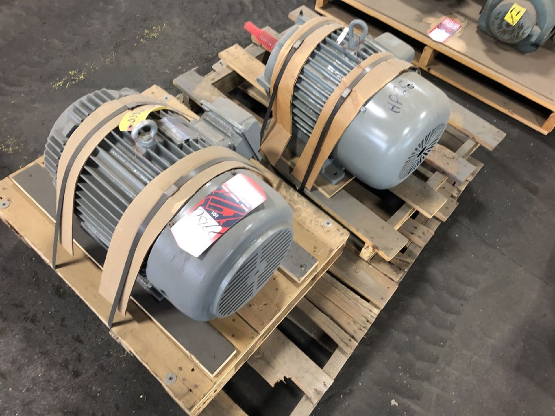Lot (1) Westinghouse 20/15 HP Electric Motor and (1) Delco 7.5 HP Electric Motor, (P29 H Building)