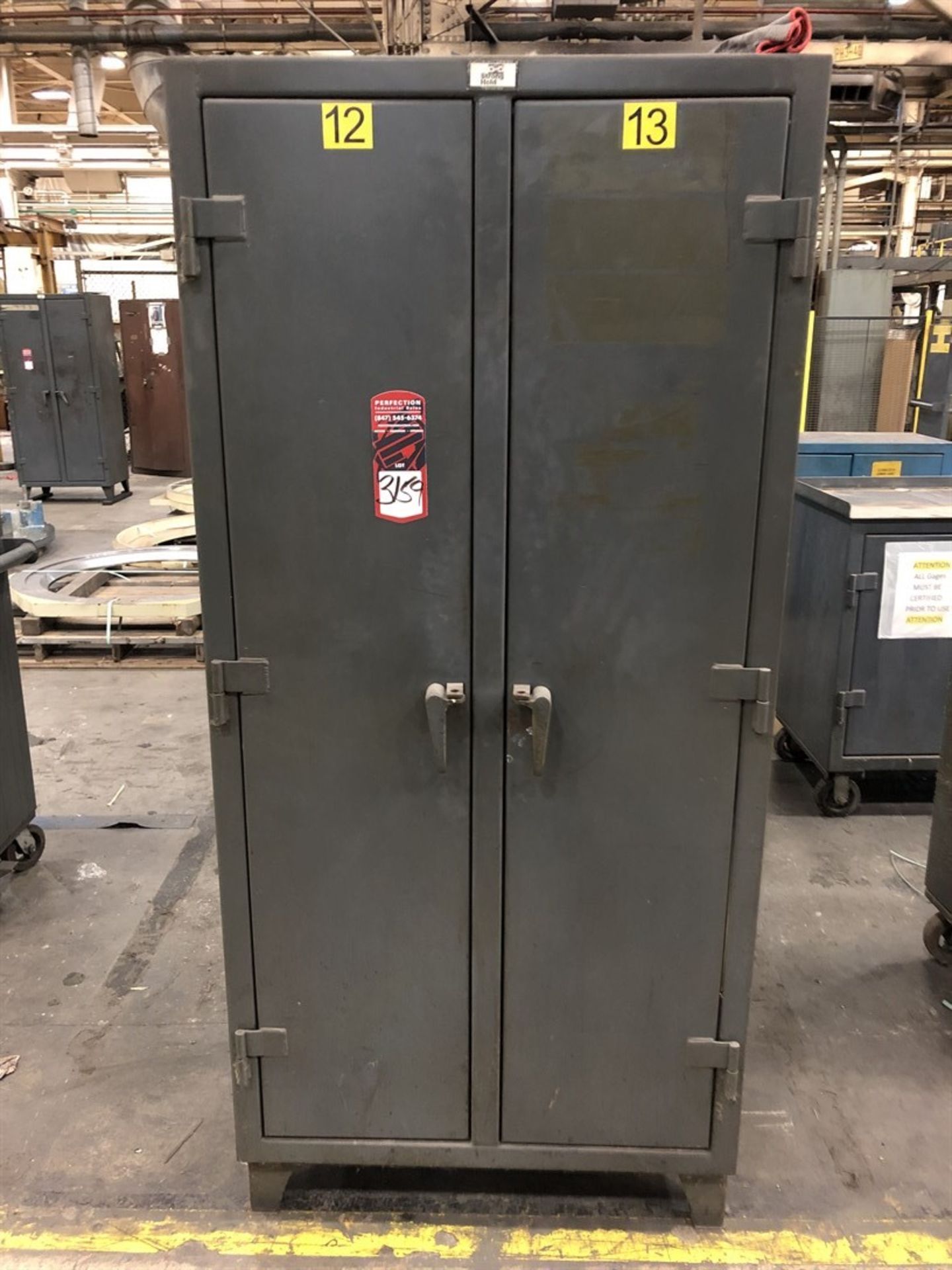 Strong Hold 24x48x78" Heavy Duty Shop Cabinet, (9K)