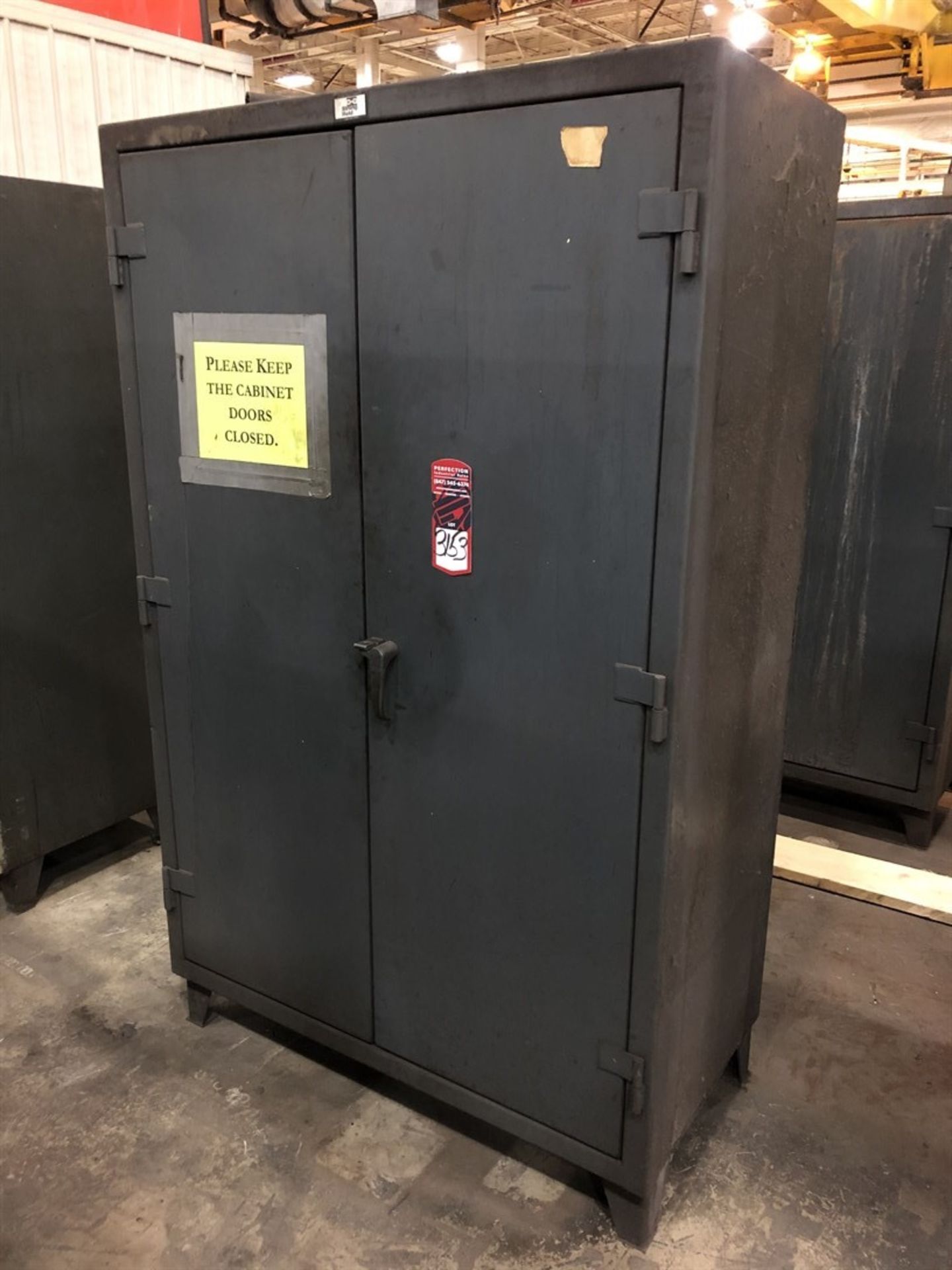 Strong Hold 24x48x78" Heavy Duty Shop Cabinet, (9K)