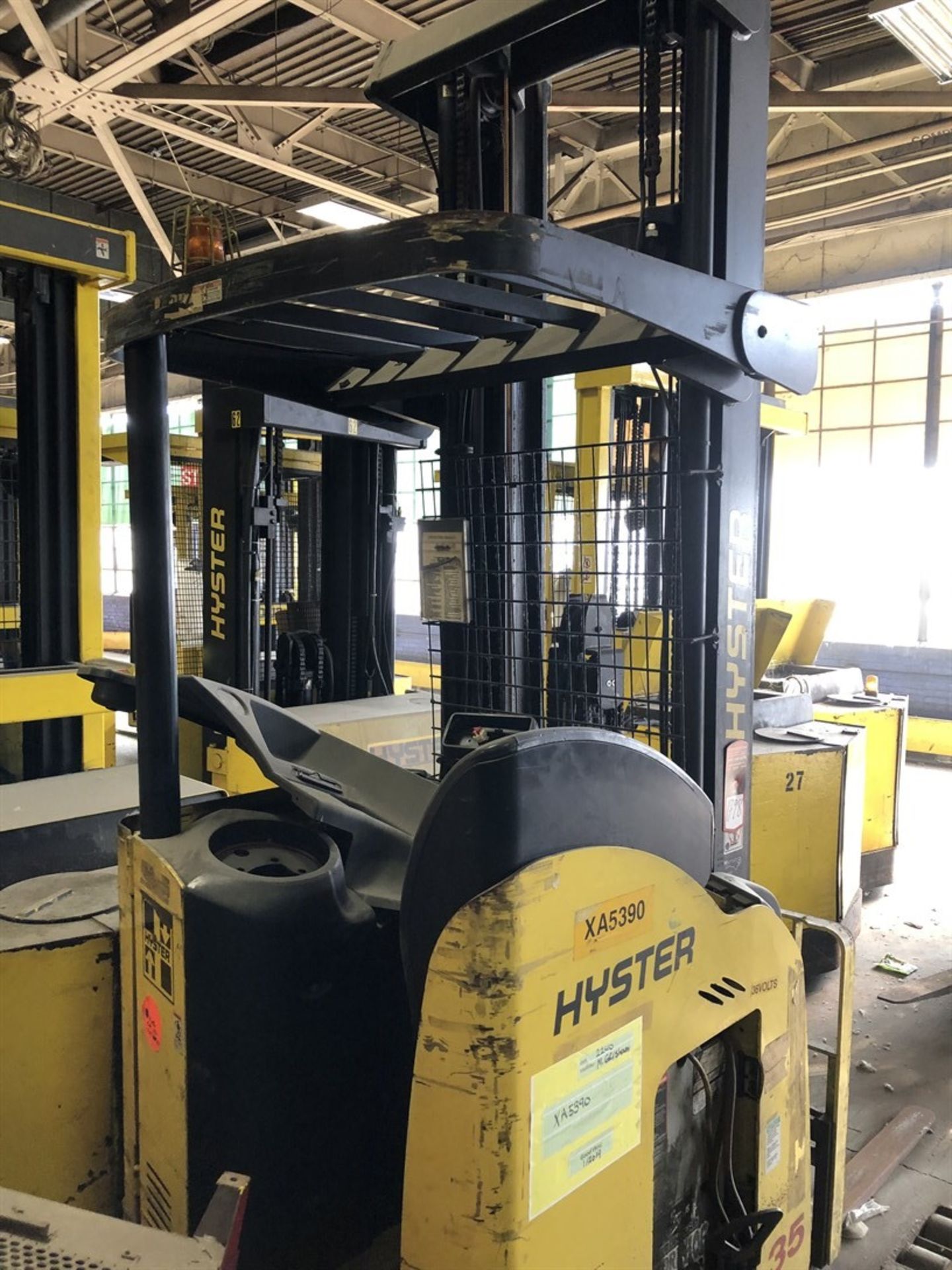 HYSTER N35ZRS-14.5 Electric Narrow Aisle Single Reach Truck, 1,500 Lb. Capacity, s/n A265N04878F, ( - Image 2 of 3