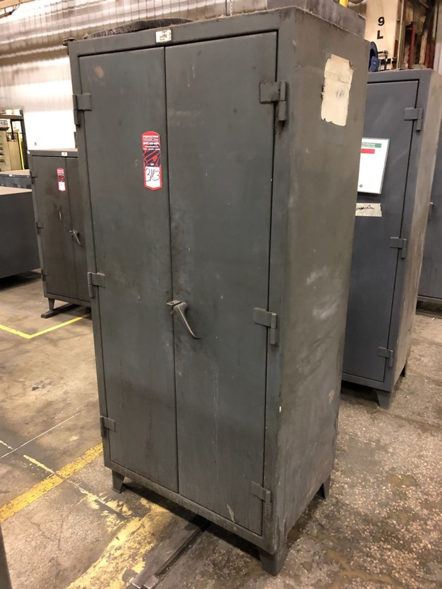 Strong Hold 24x36x78" Heavy Duty Shop Cabinet, (9L)
