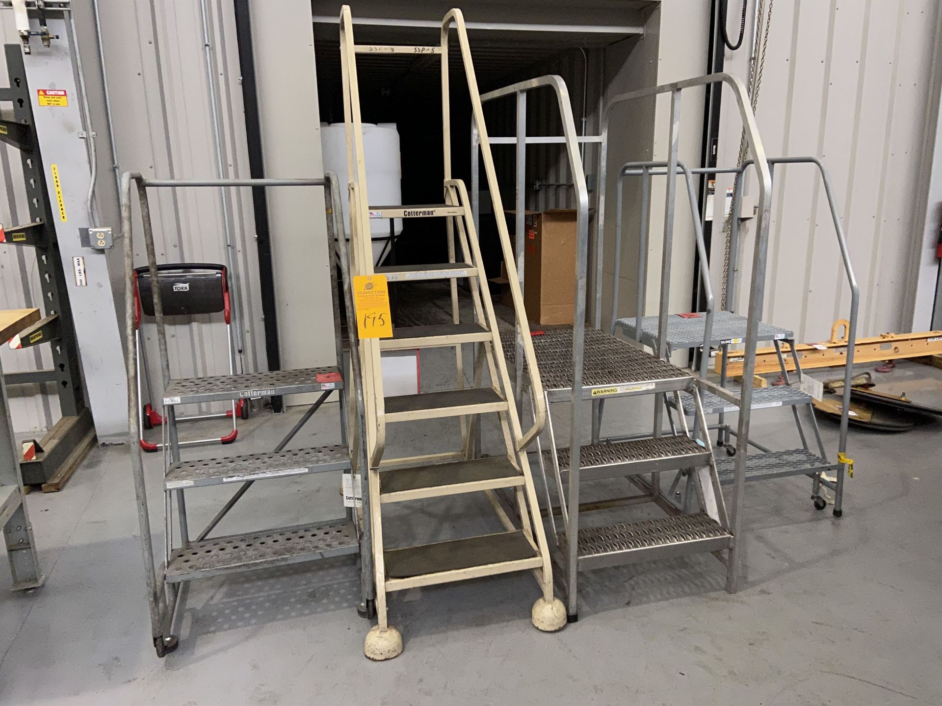 Lot of (3) Portable Stairs - Image 2 of 2