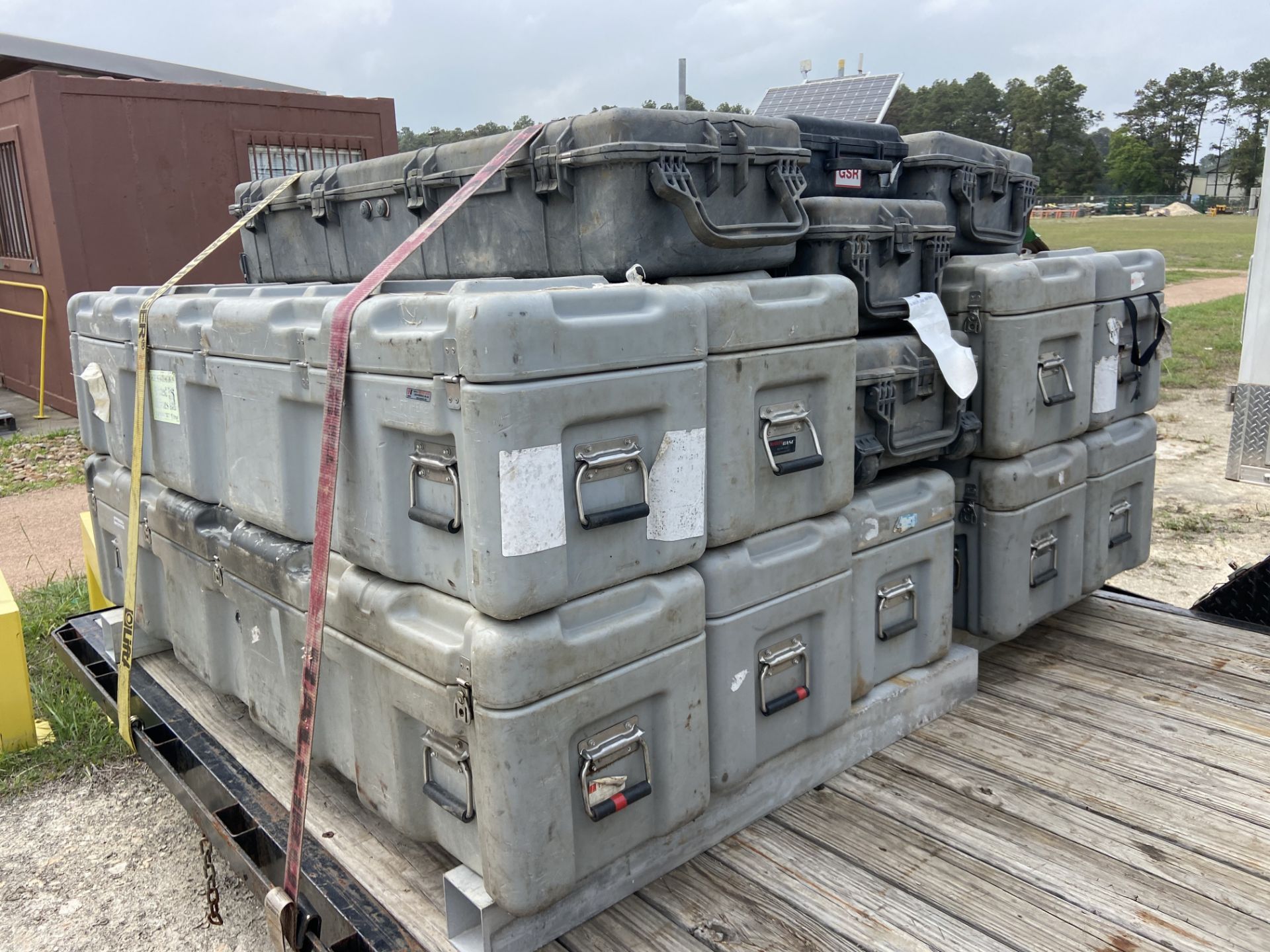 Skid of (14) Pelican Cases and Hardigg Cases