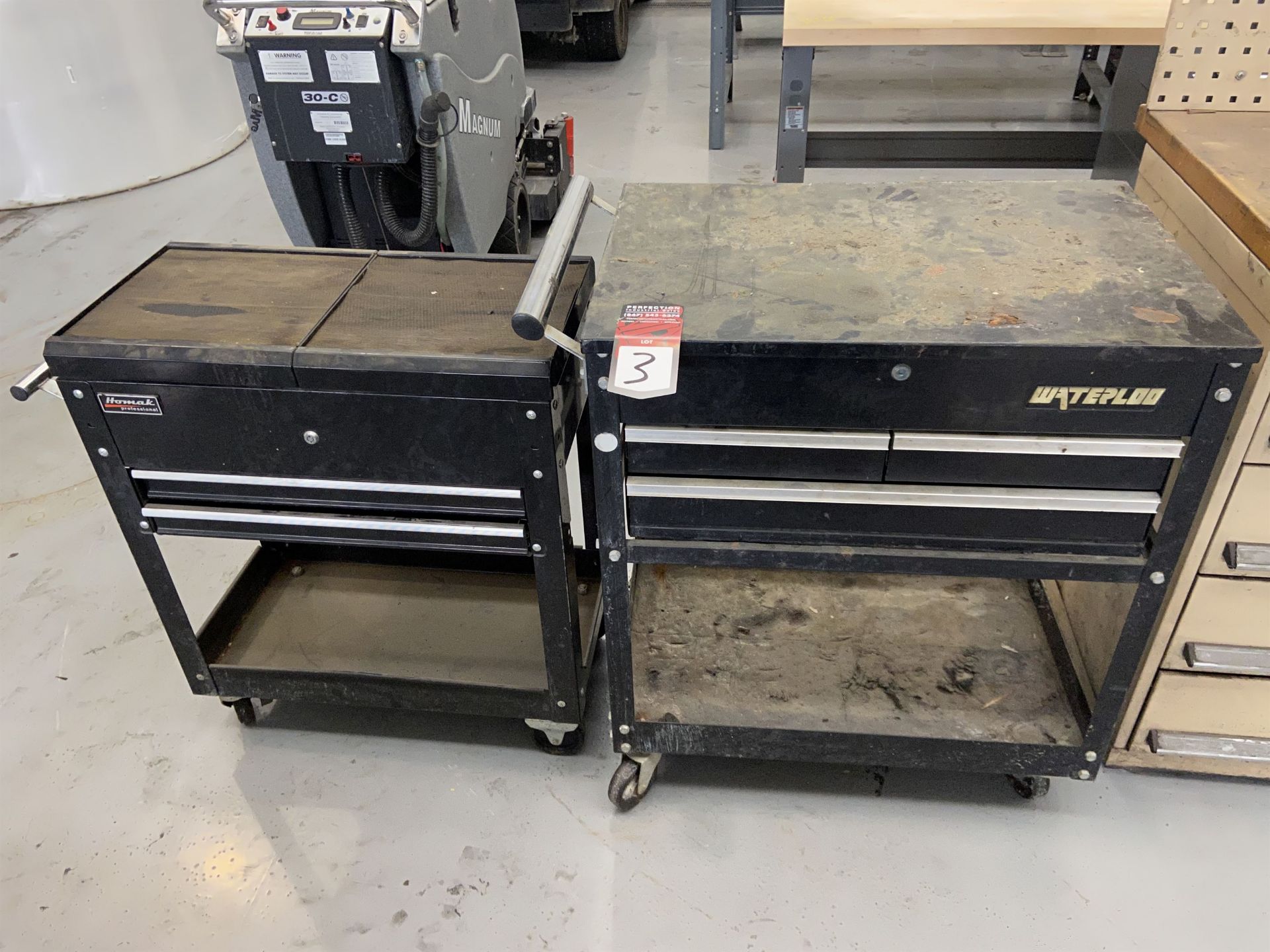 (2) Roll Around Tool Carts