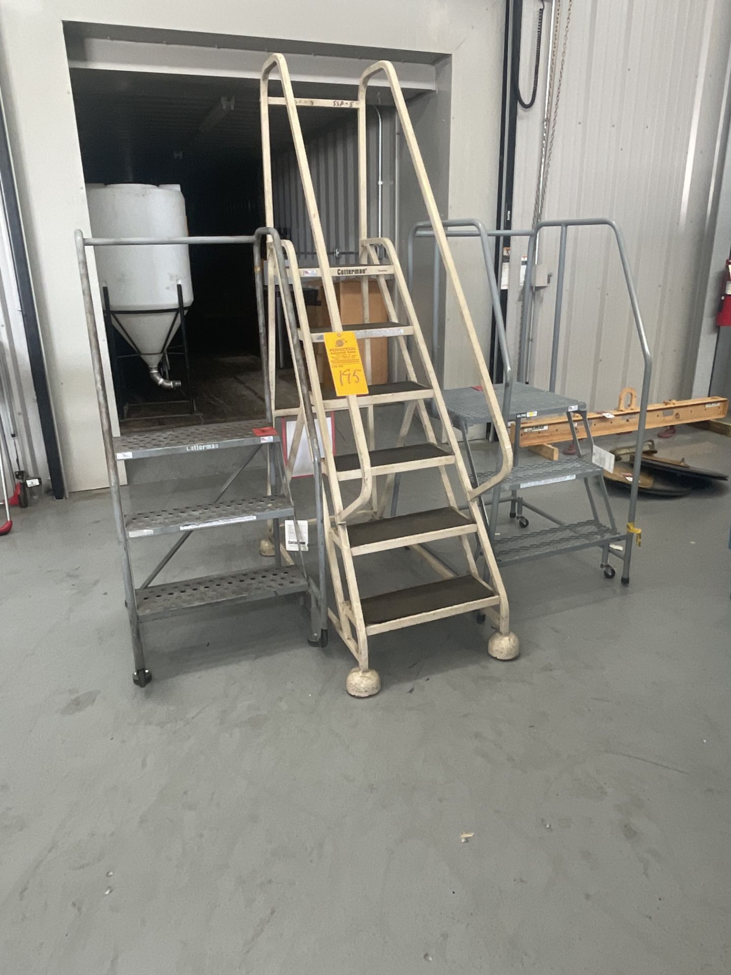Lot of (3) Portable Stairs