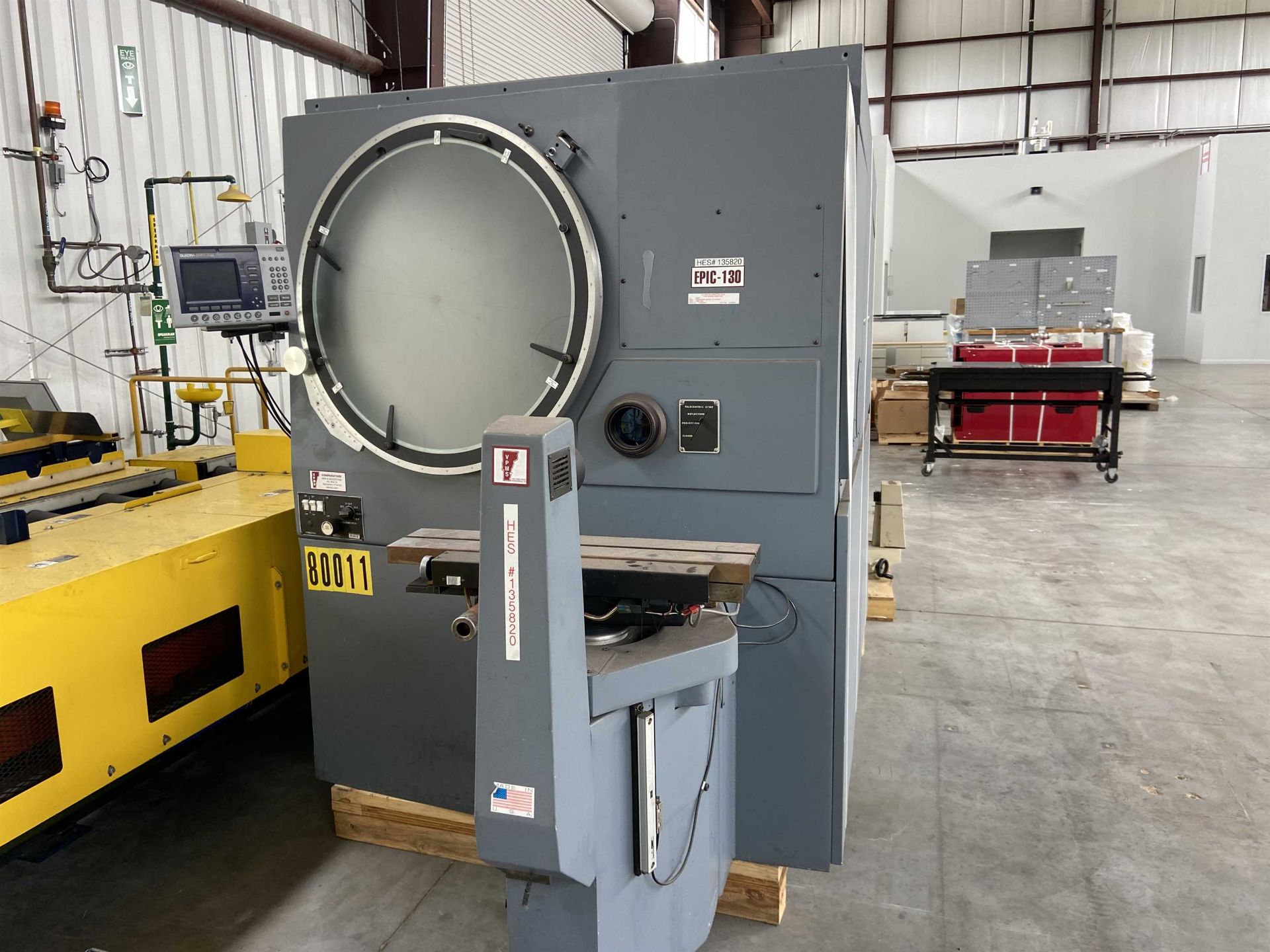 EPIC 130 Optical Comparator, s/n T081202 (Located in Lafayette, LA)