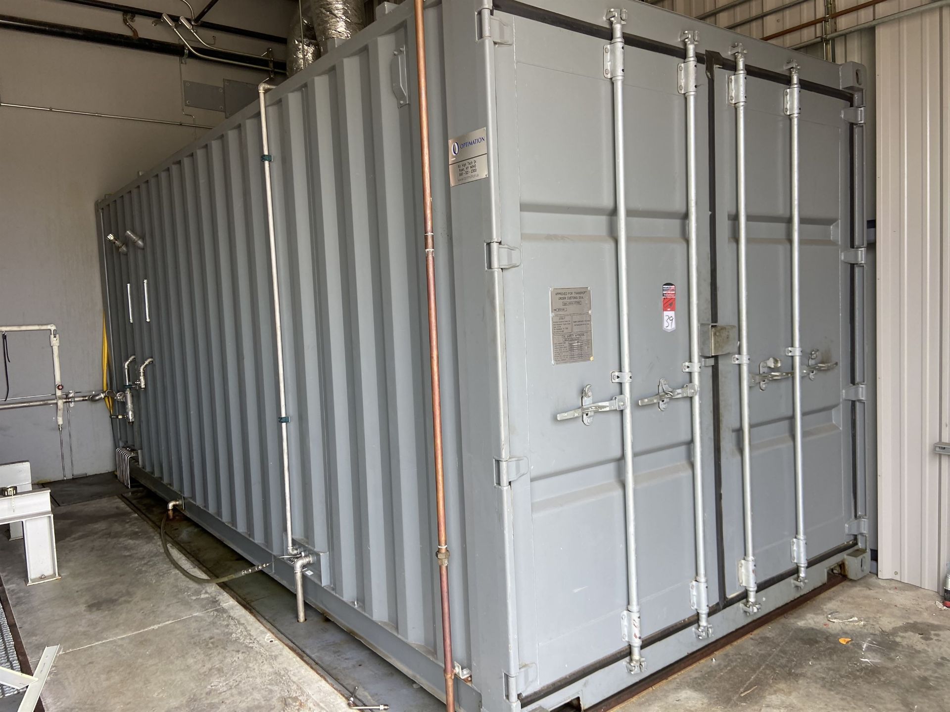 20’ Sea Container w/ High Pressure Self Contained Testing System