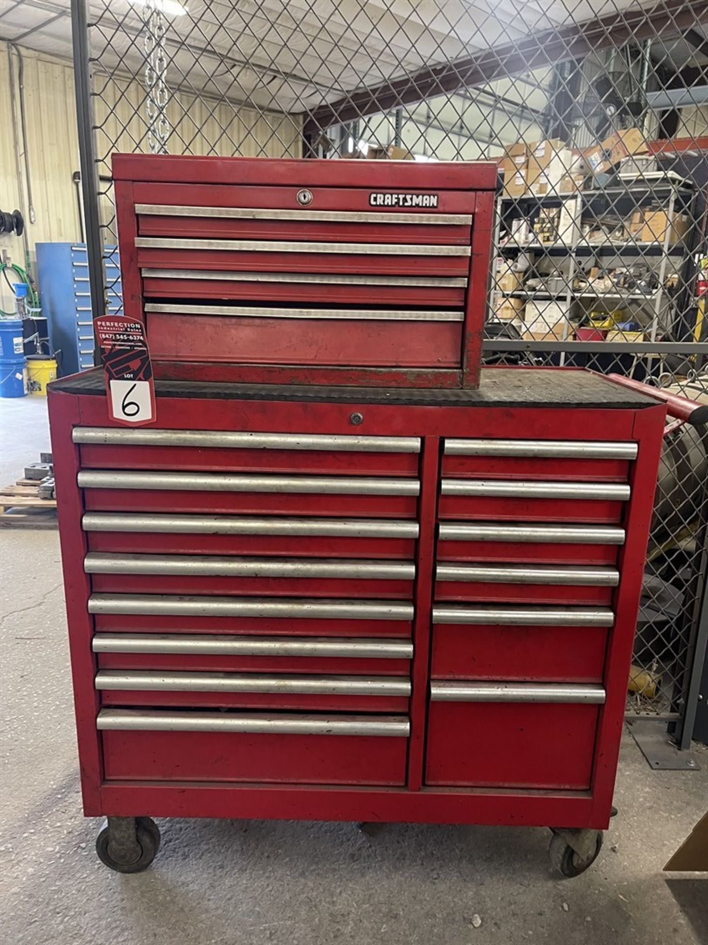 Rolling Tool Chest w/ CRAFTSMAN Tool Box