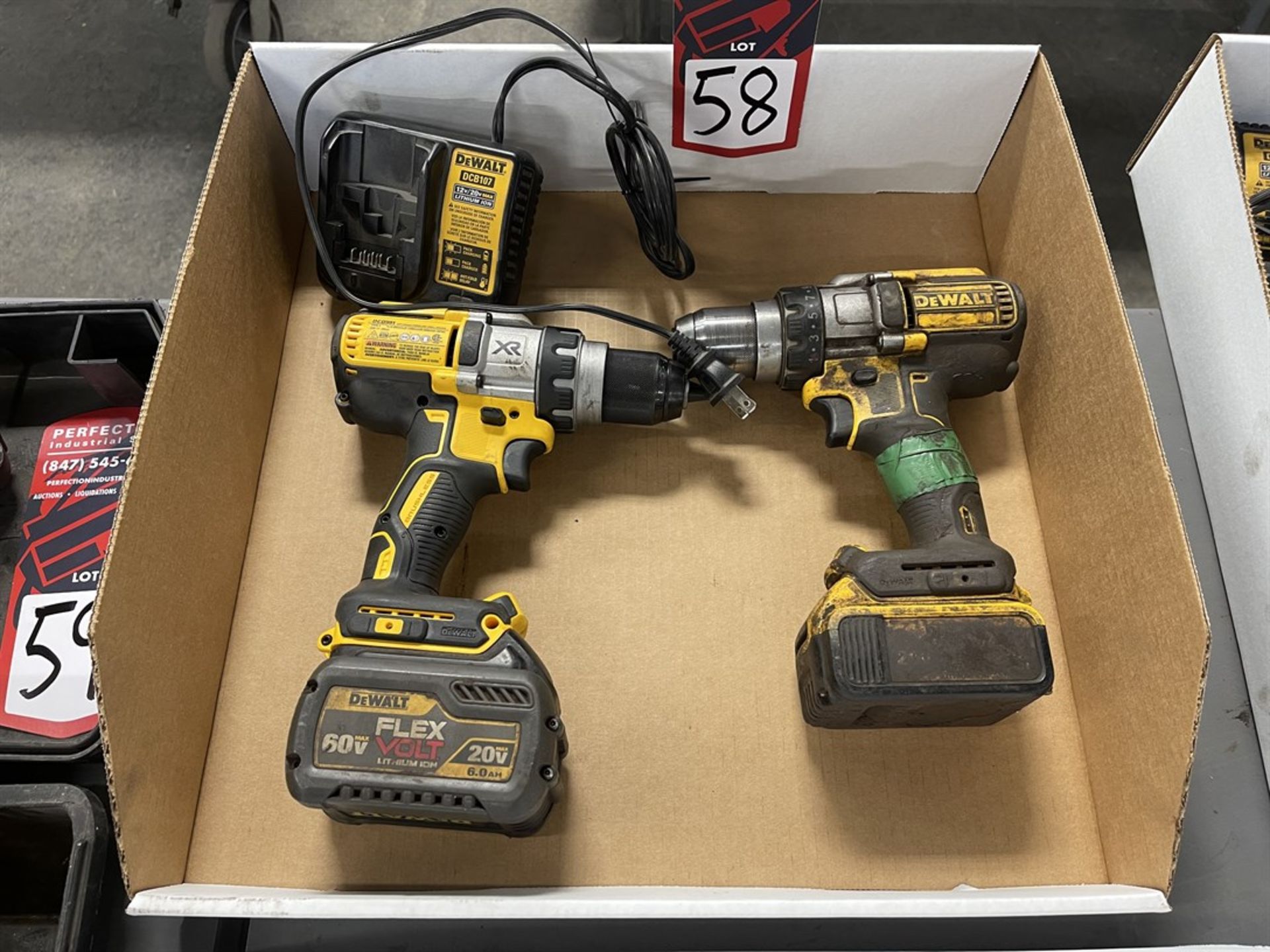 Lot of (2) DEWALT Cordless Drills