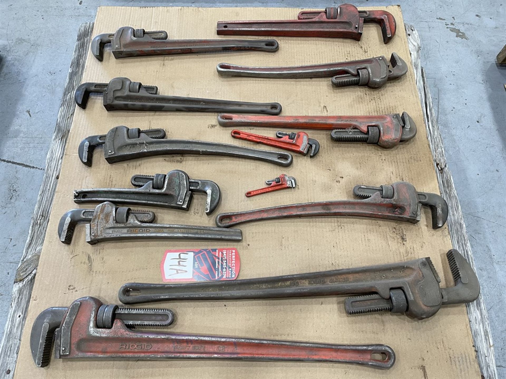 Lot of Assorted Pipe Wrenches