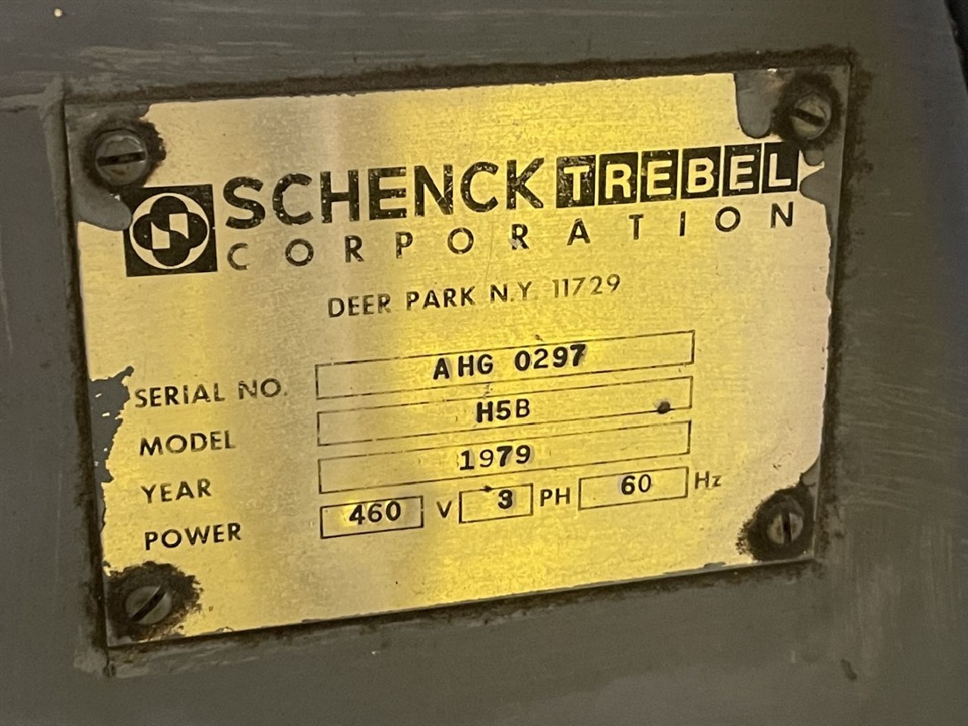 SCHENCK H5B Balancer, s/n AHG0297 - Image 6 of 7