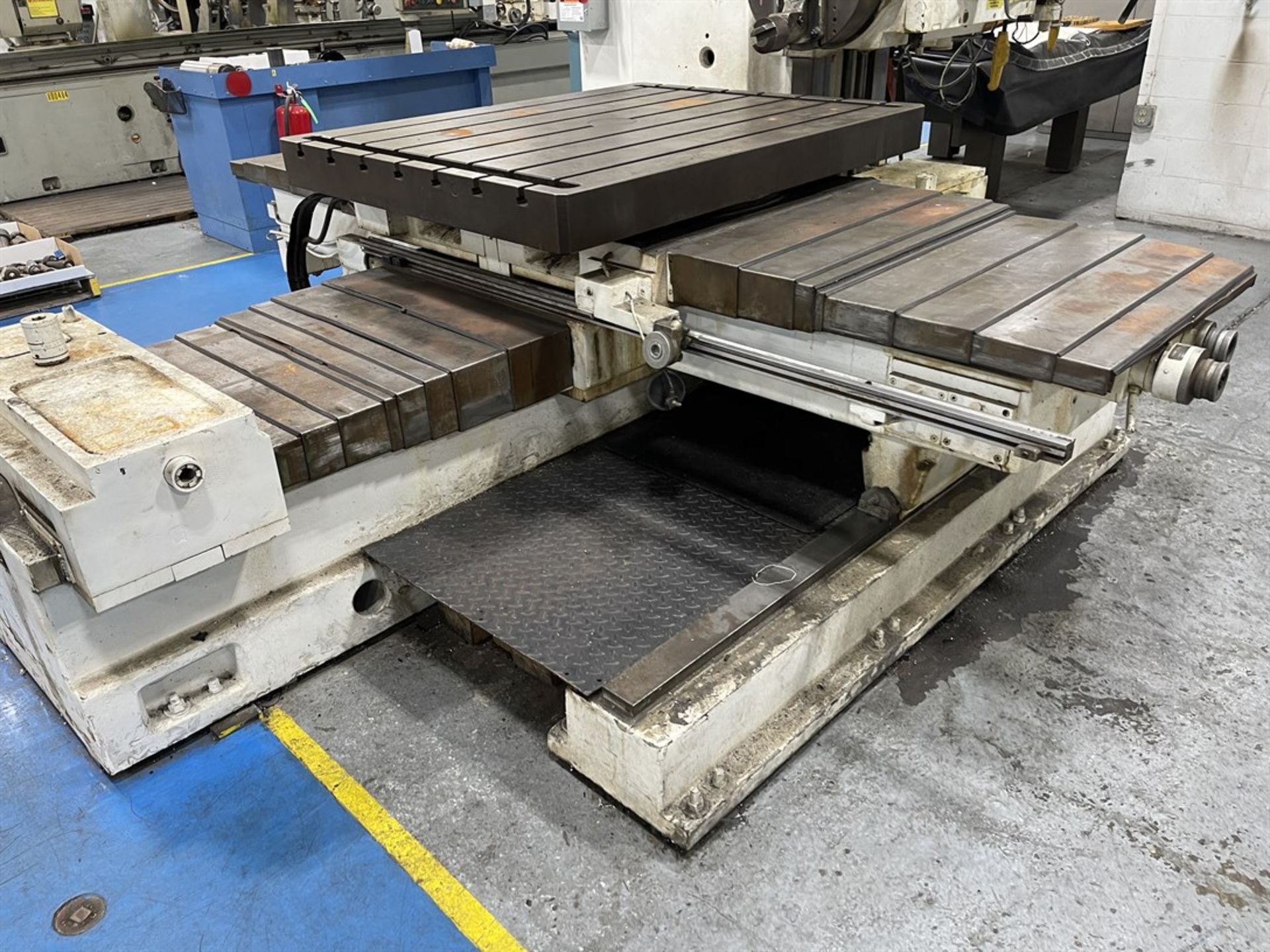 SUMMIT 4" Horizontal Boring Mill, s/n 575, 48" x 60" Table, Y-72", 20" Facing Head, 17-1180 RPM - Image 2 of 9