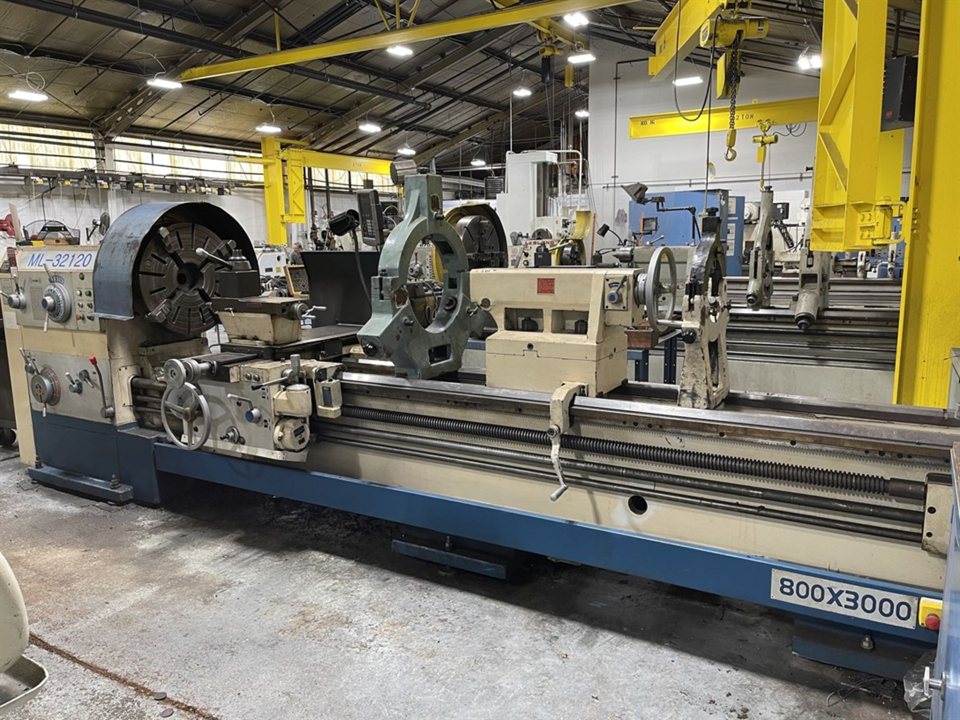 2008 MIGHTY USA ML-32120 Engine Lathe, s/n 07936, 32" Swing x 120" Between Centers, 24" 4-Jaw Chuck,