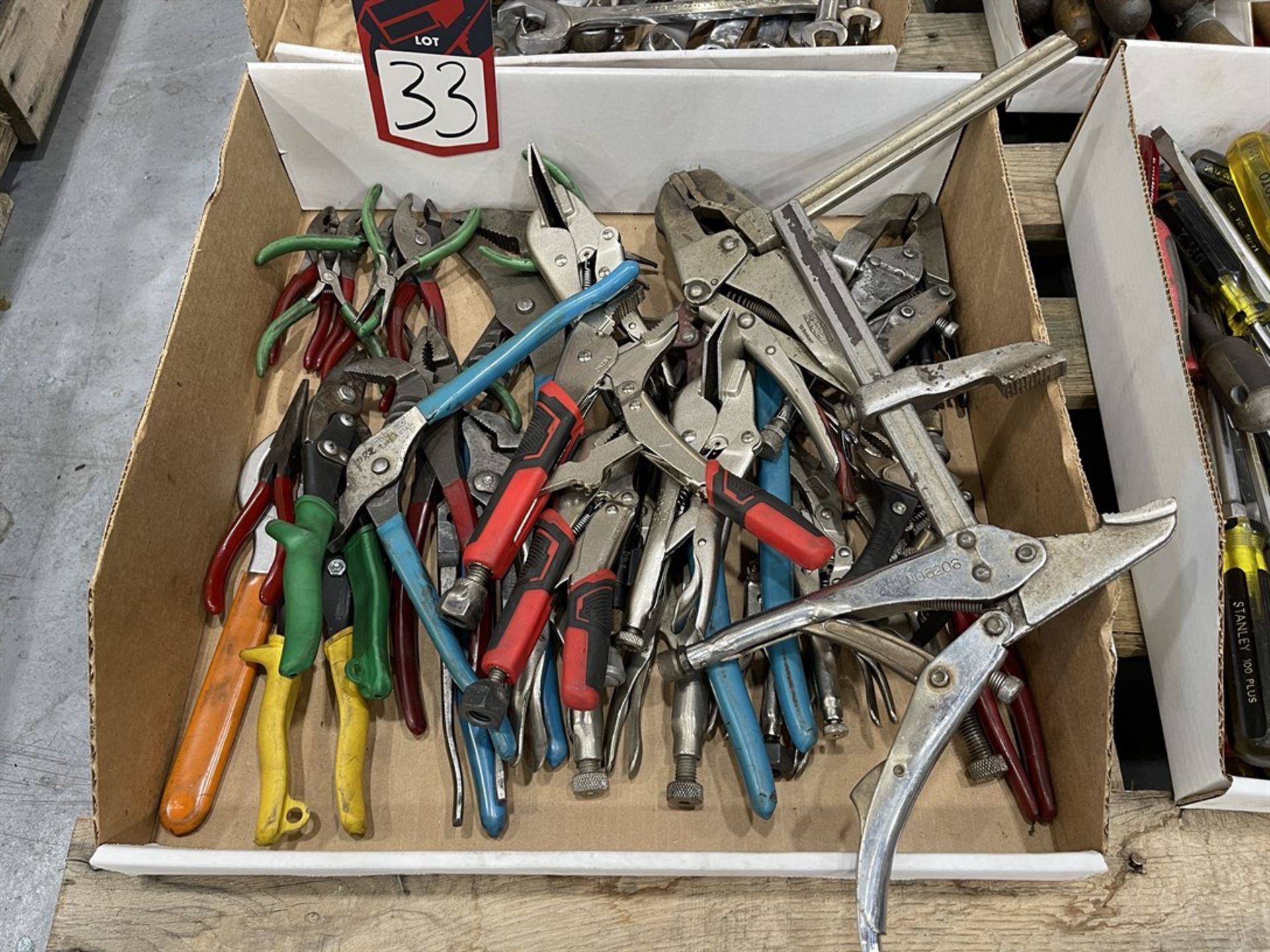 Lot Assorted Vise Grips and Pliers