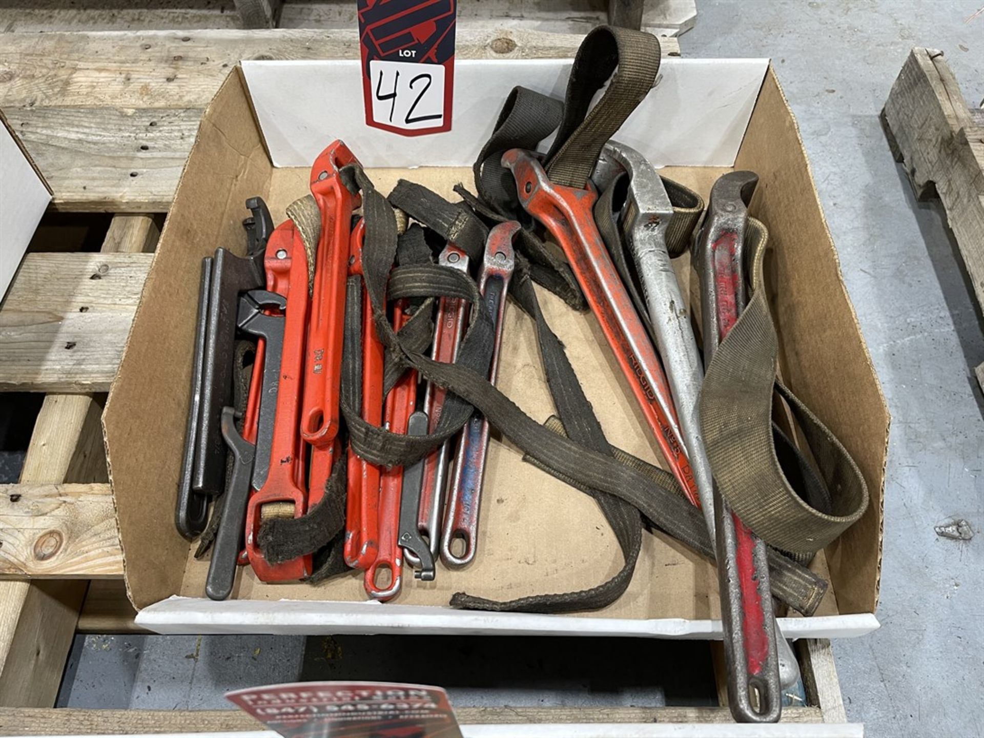 Lot of Strap Wrenches