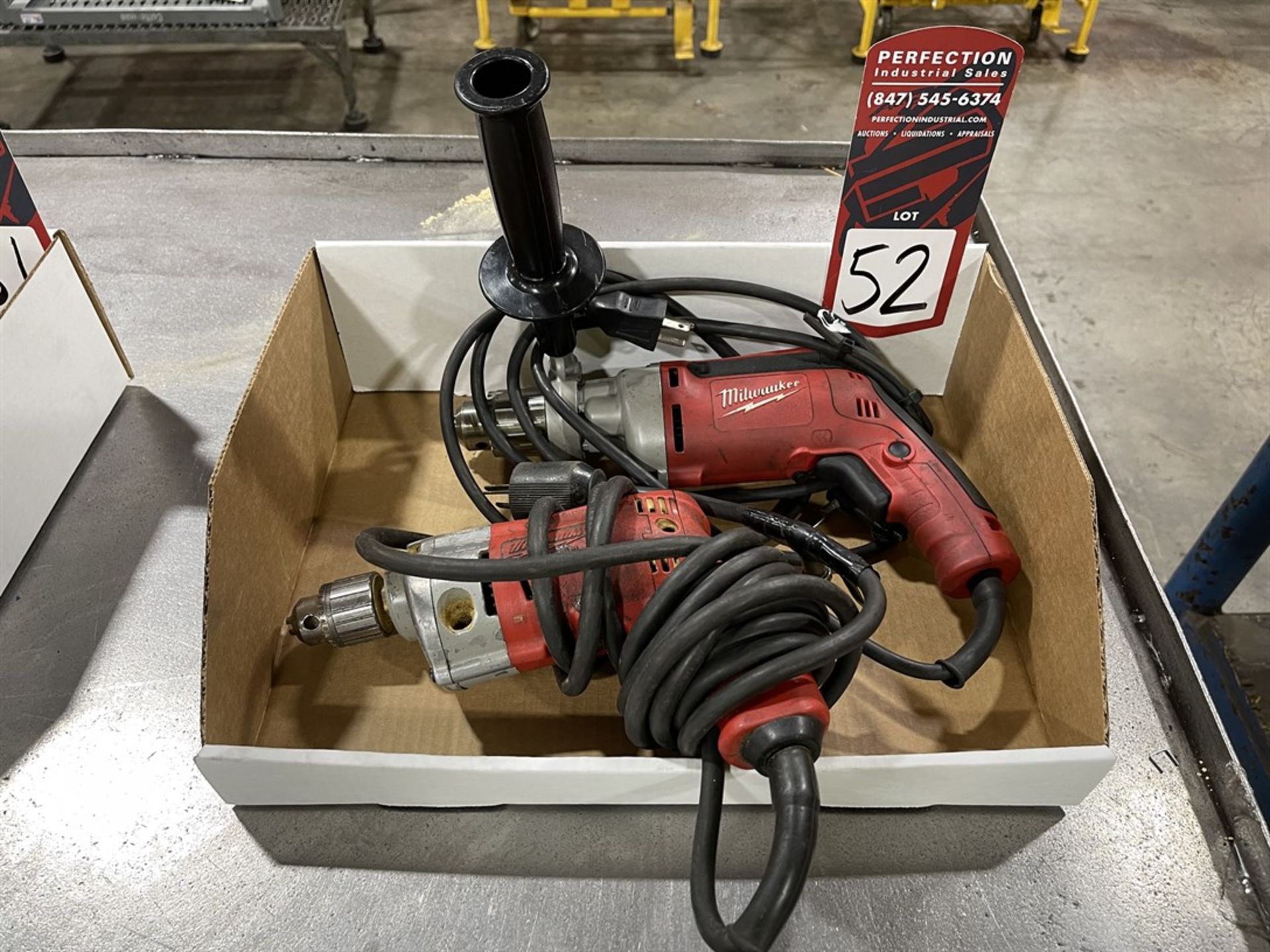Lot of (2) Milwaukee Electric Drills