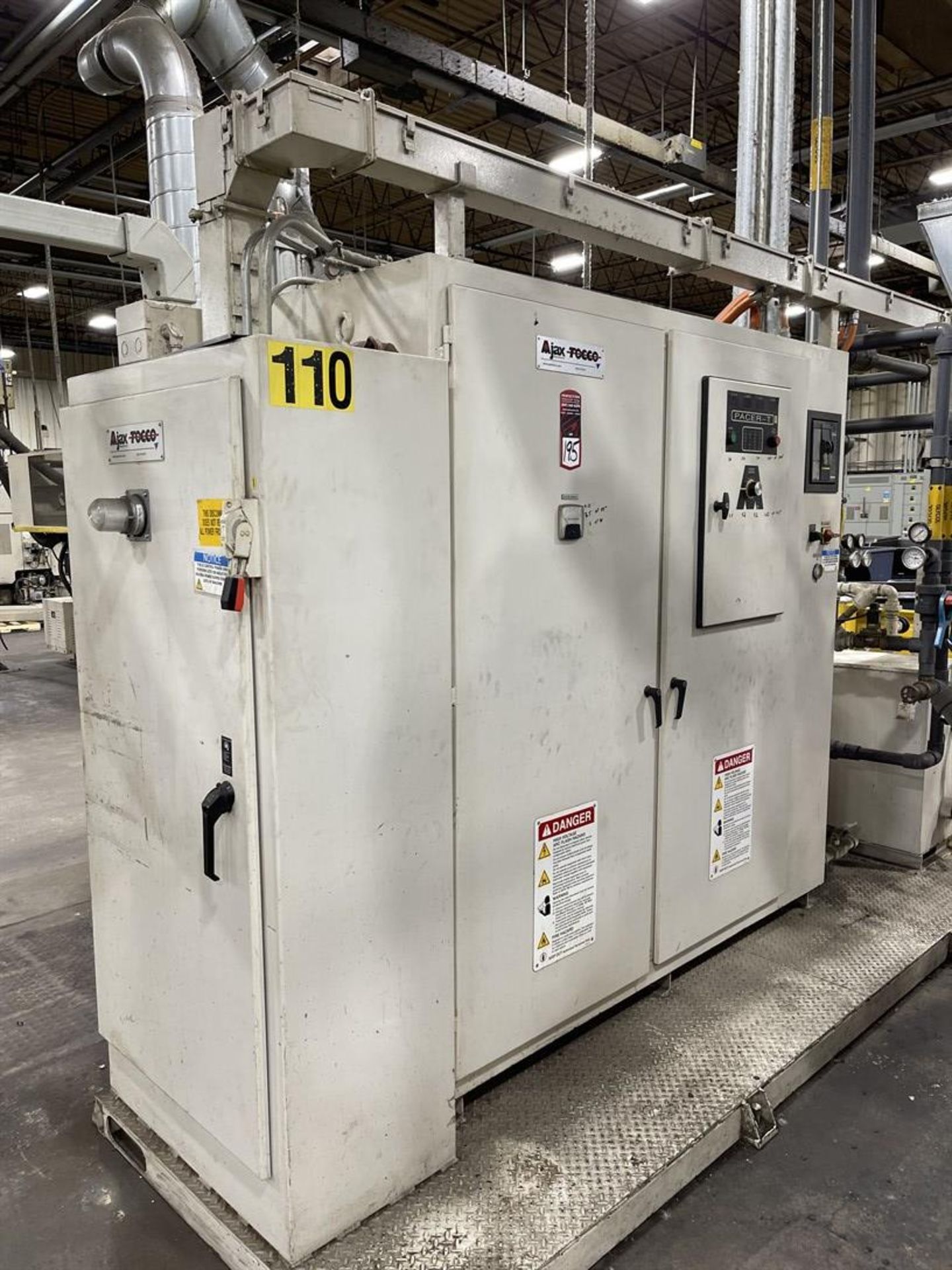 2012 AJAX TOCCO Pacer-T Induction Heater/Bending System, s/n 71-1163-11-B, Allen-Bradley 1500P - Image 6 of 8