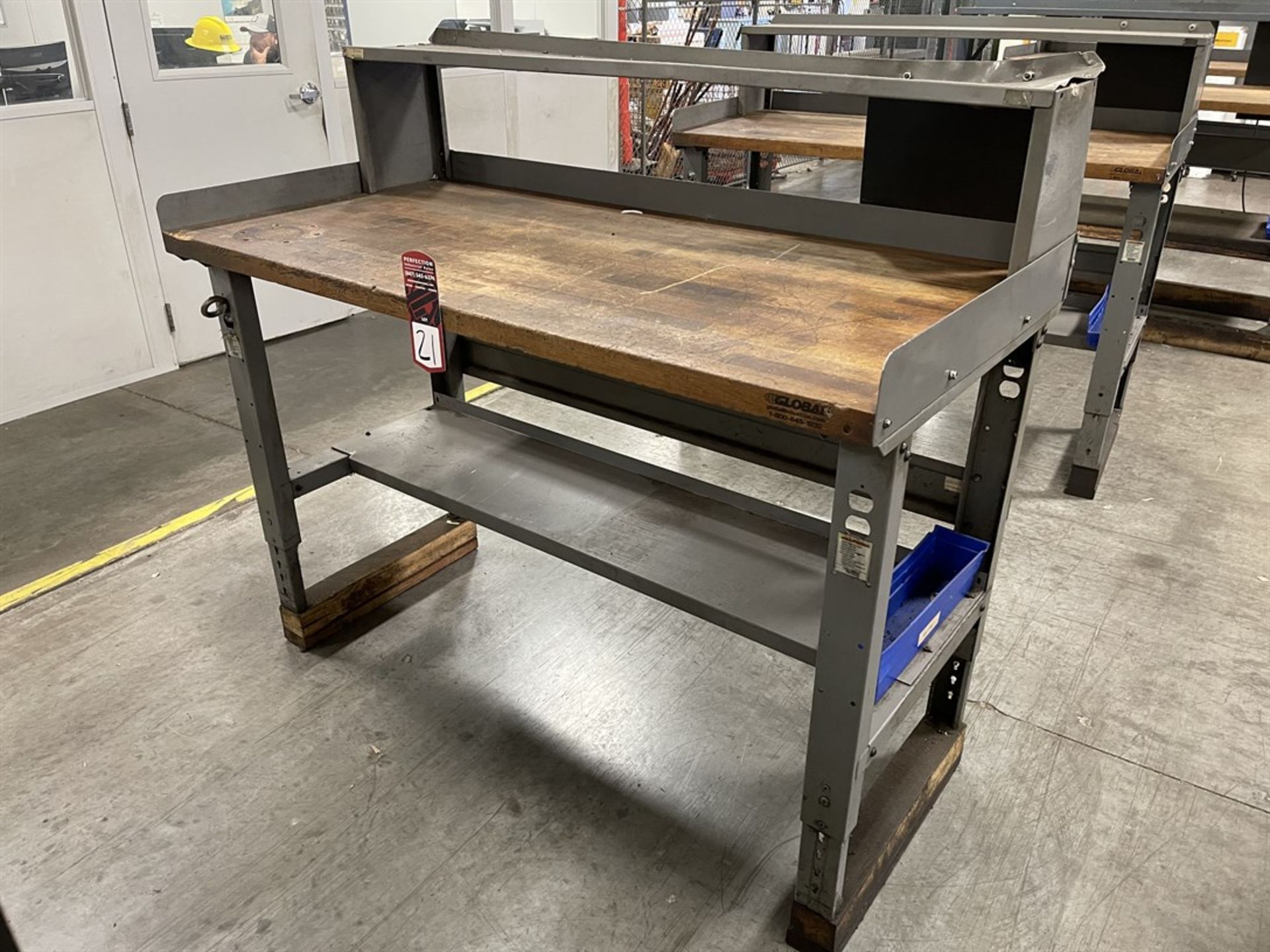 Global Wood Top Work Bench, 30" x 60"