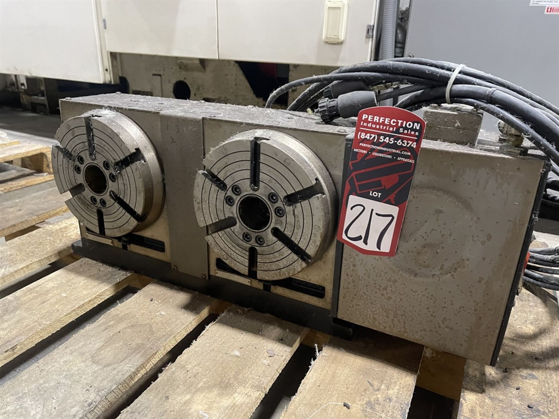 Haas 4th Axis Twin Rotary Table