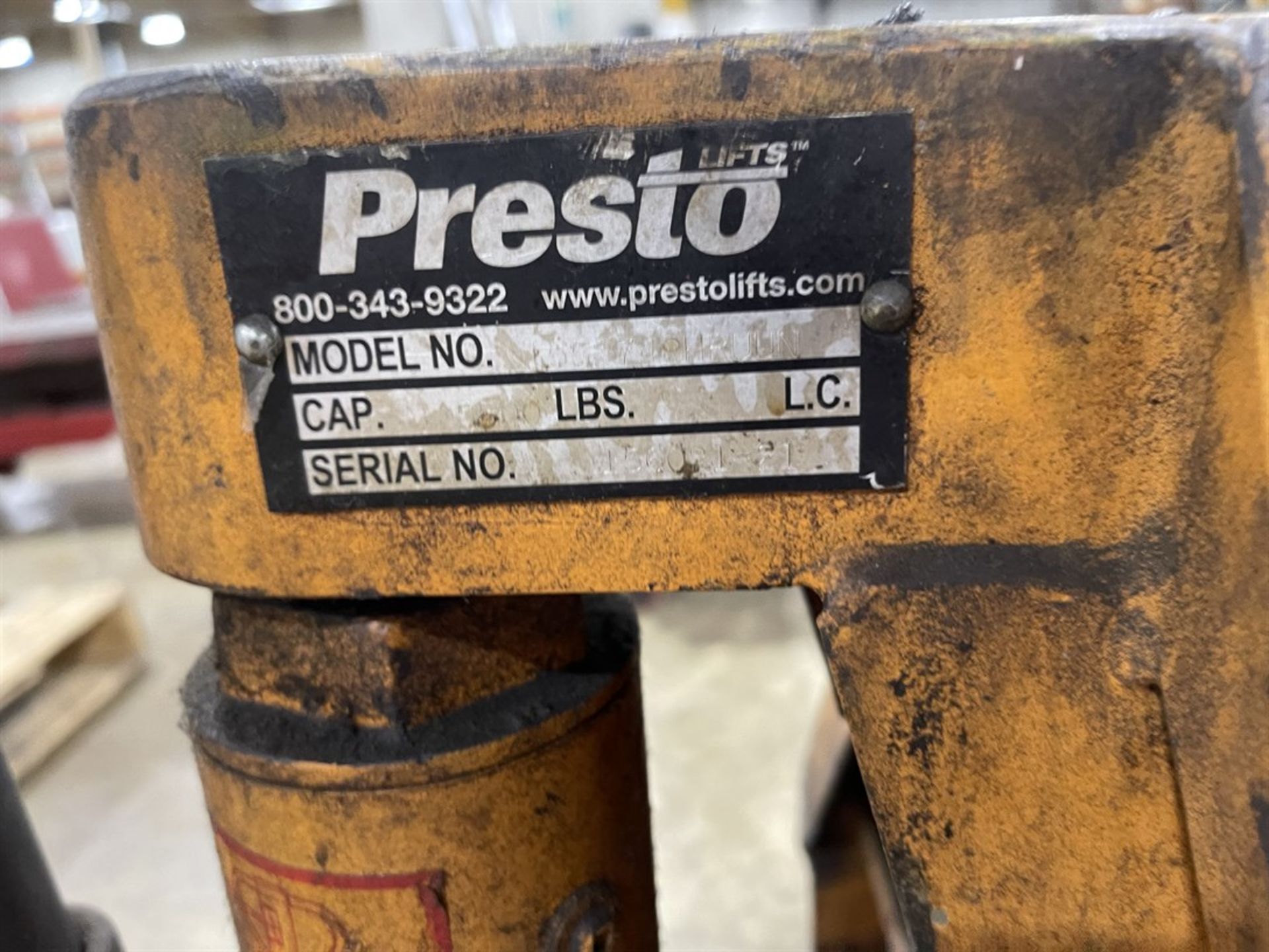 PRESTO Pallet Jack, 5500 Lb. Capacity - Image 3 of 3