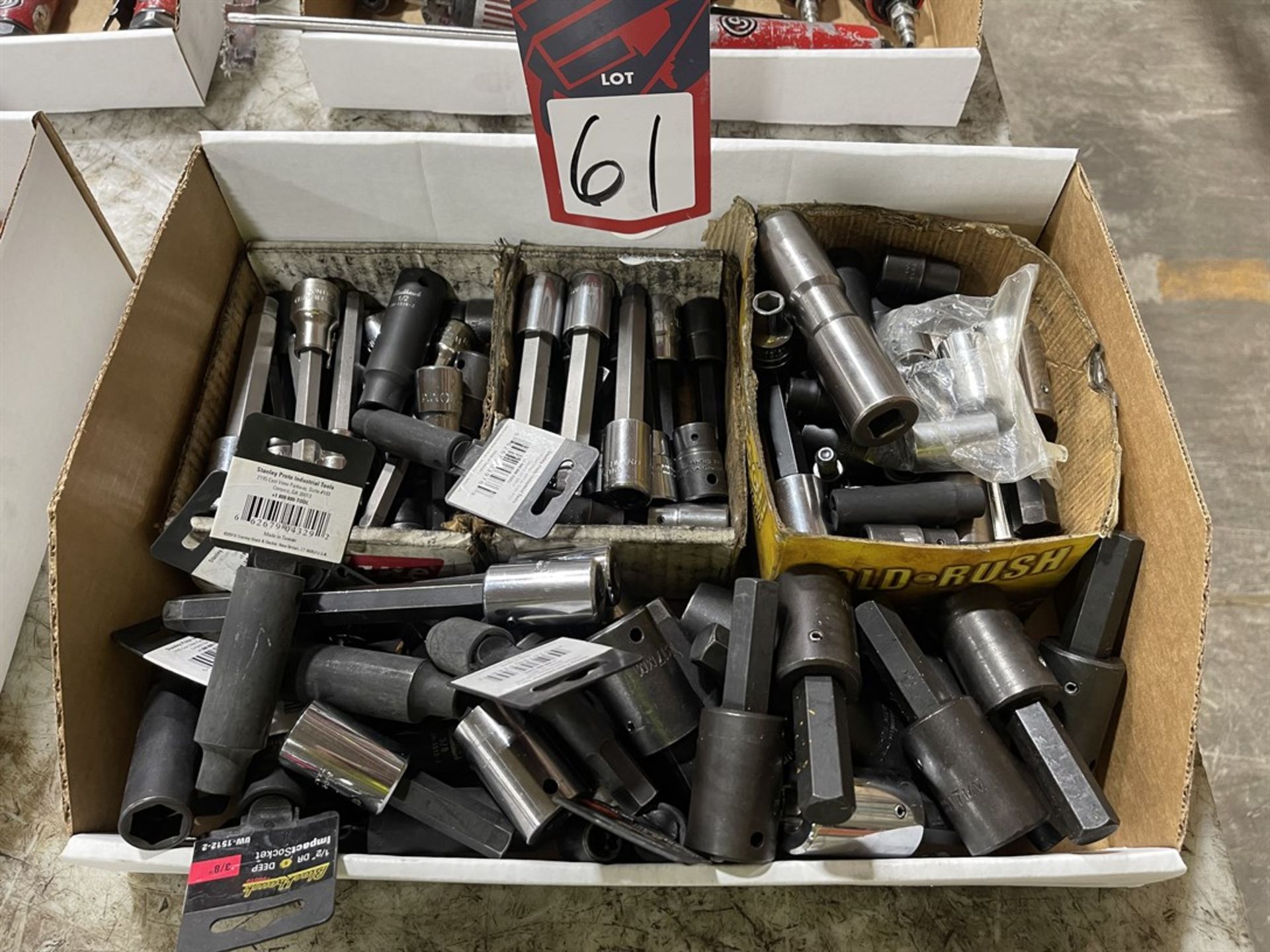 Lot of Impact Sockets