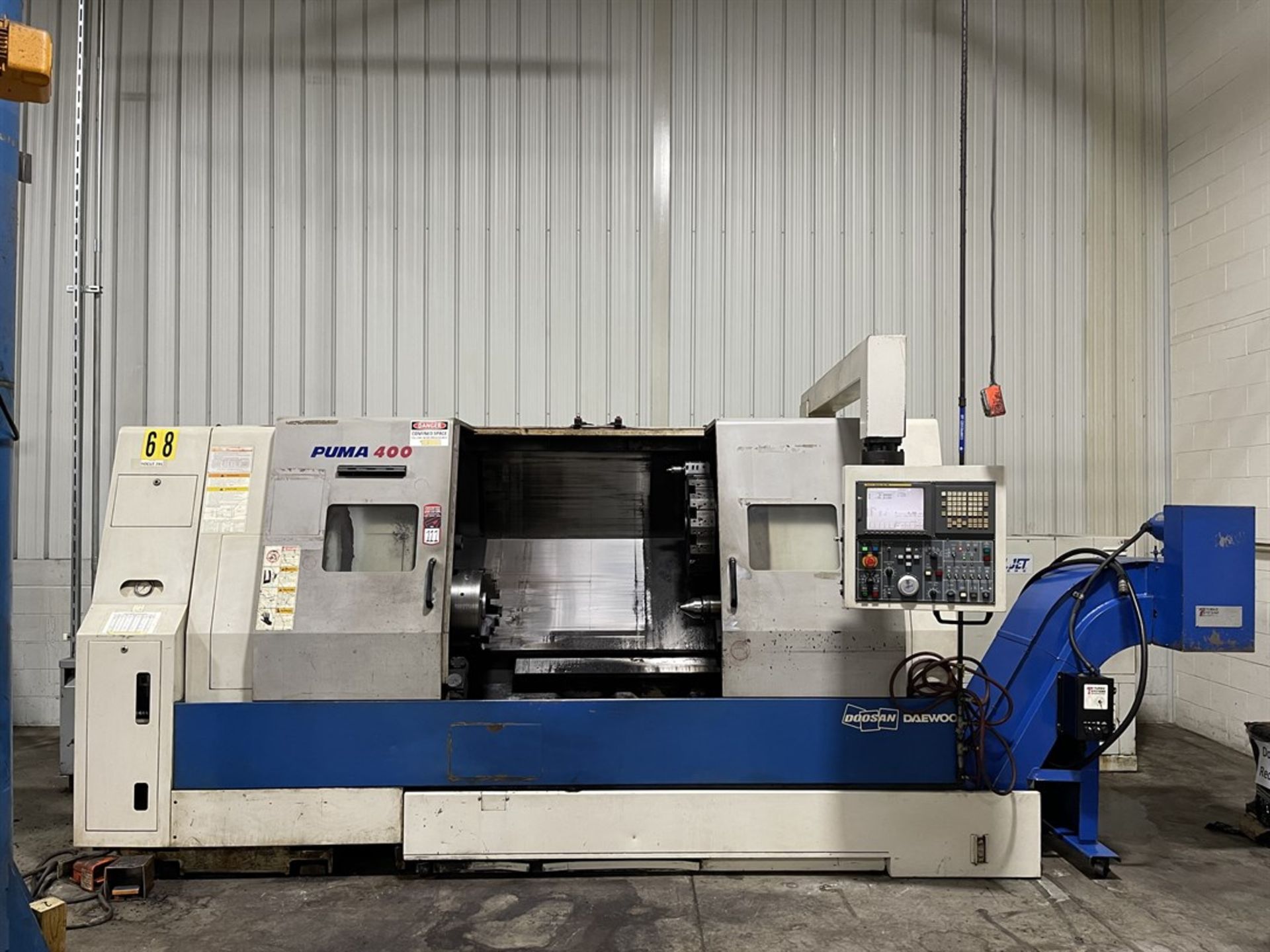 2005 DOOSAN PUMA 400C CNC Turning Center, s/n PM351914, Fanuc 21i-TB Control, 16” 3-Jaw Chuck, 12- - Image 2 of 11