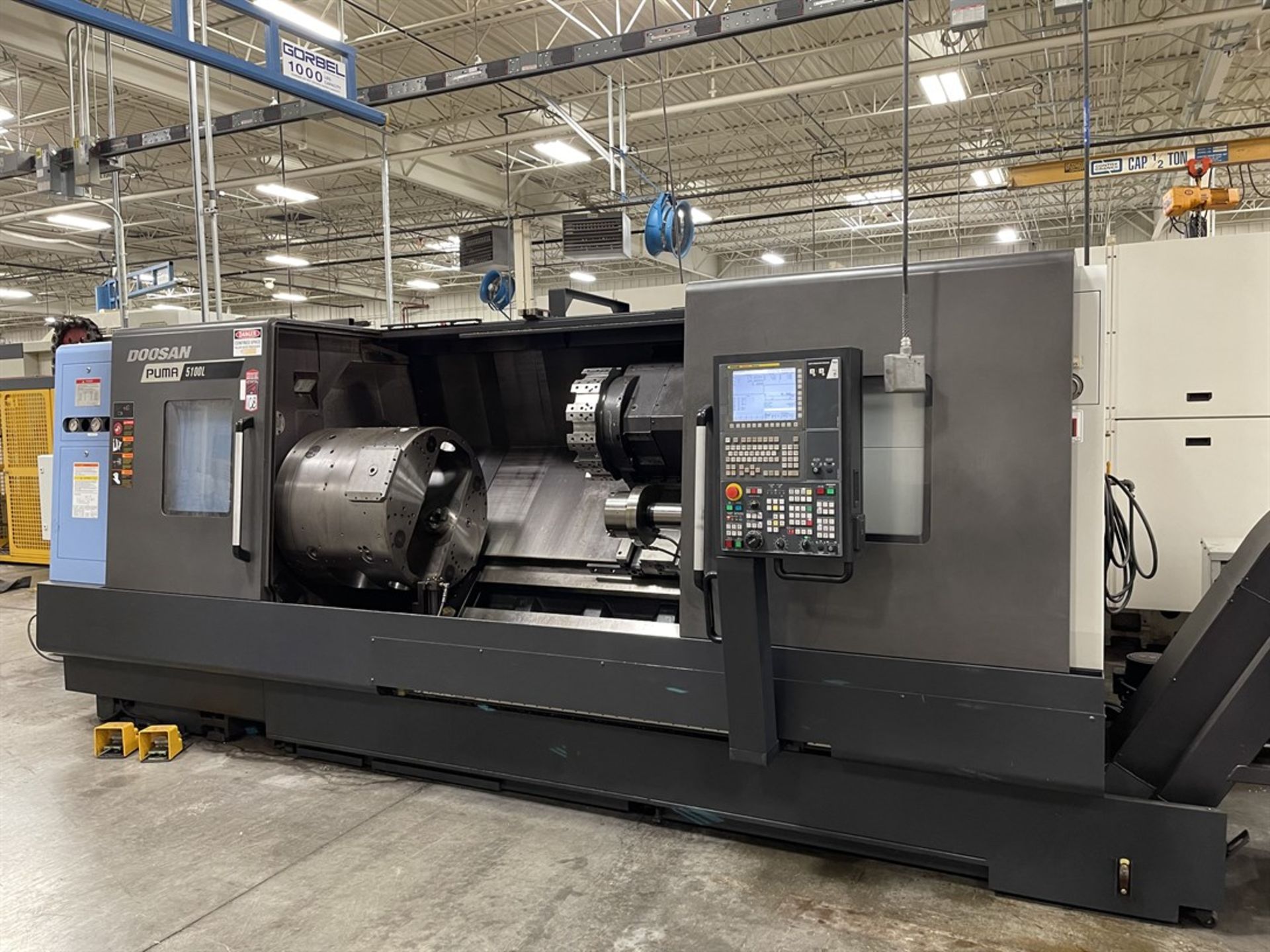 2018 DOOSAN PUMA 5100LB CNC Turning Center, s/n ML0298-000096, Doosan Fanuc I Series Control, 31”