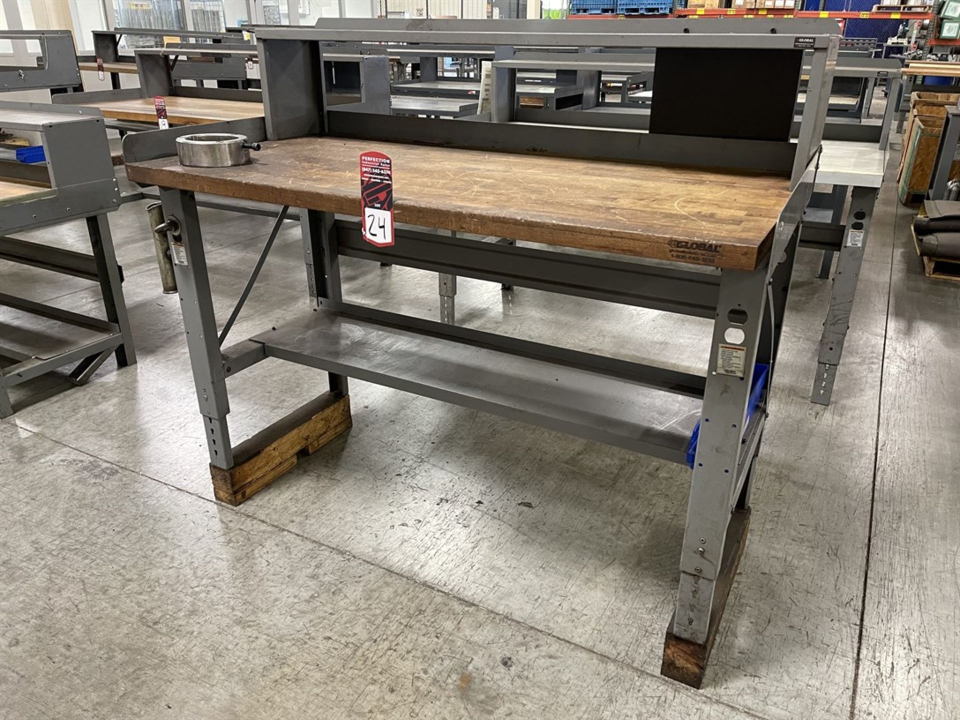 Global Wood Top Work Bench, 30" x 60"