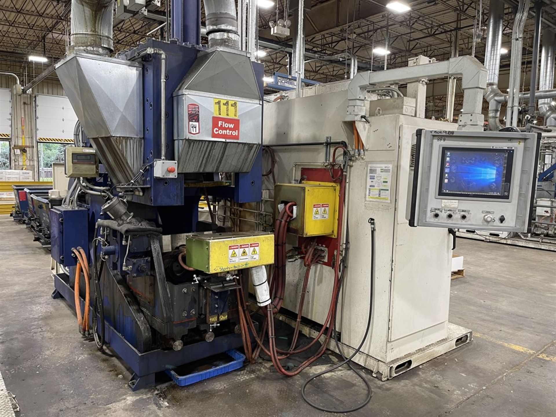 2012 AJAX TOCCO Pacer-T Induction Heater/Bending System, s/n 71-1163-11-A, Allen-Bradley 1500P