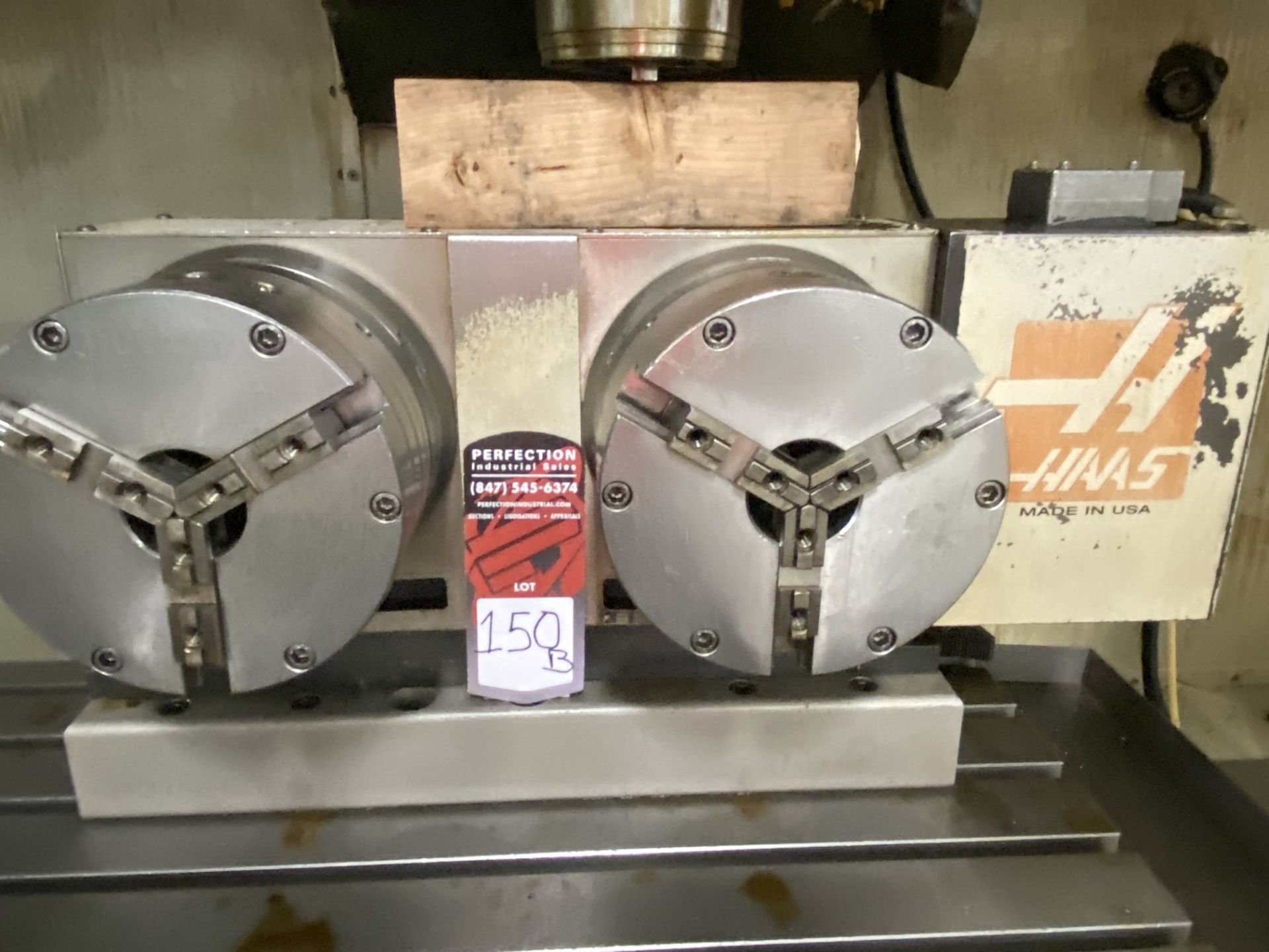 HAAS 4th Axis Twin Rotary Table