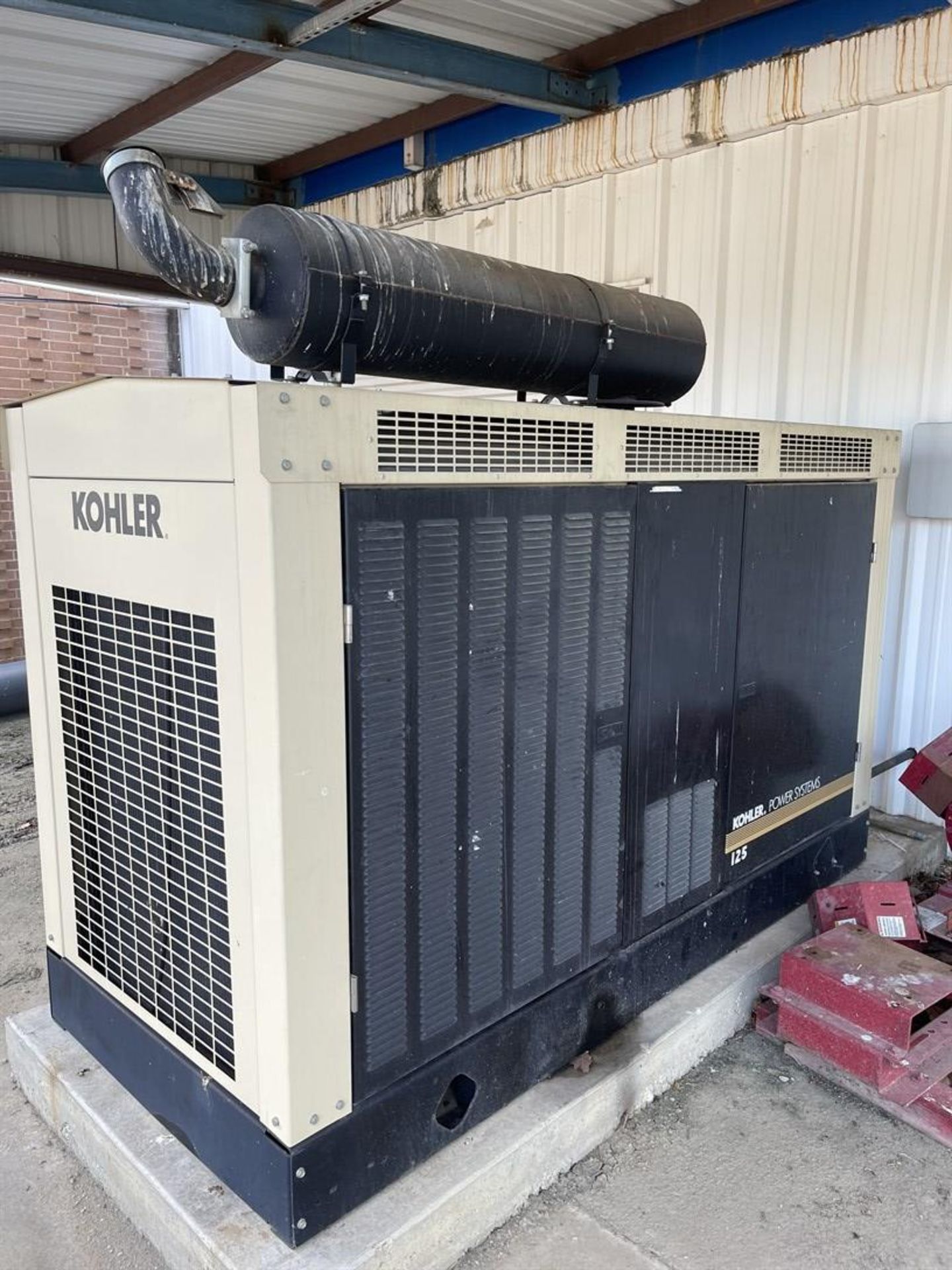 2008 KOHLER 125RZG Generator, s/n 2215361, 125 KW, 156 KVA - Image 2 of 6