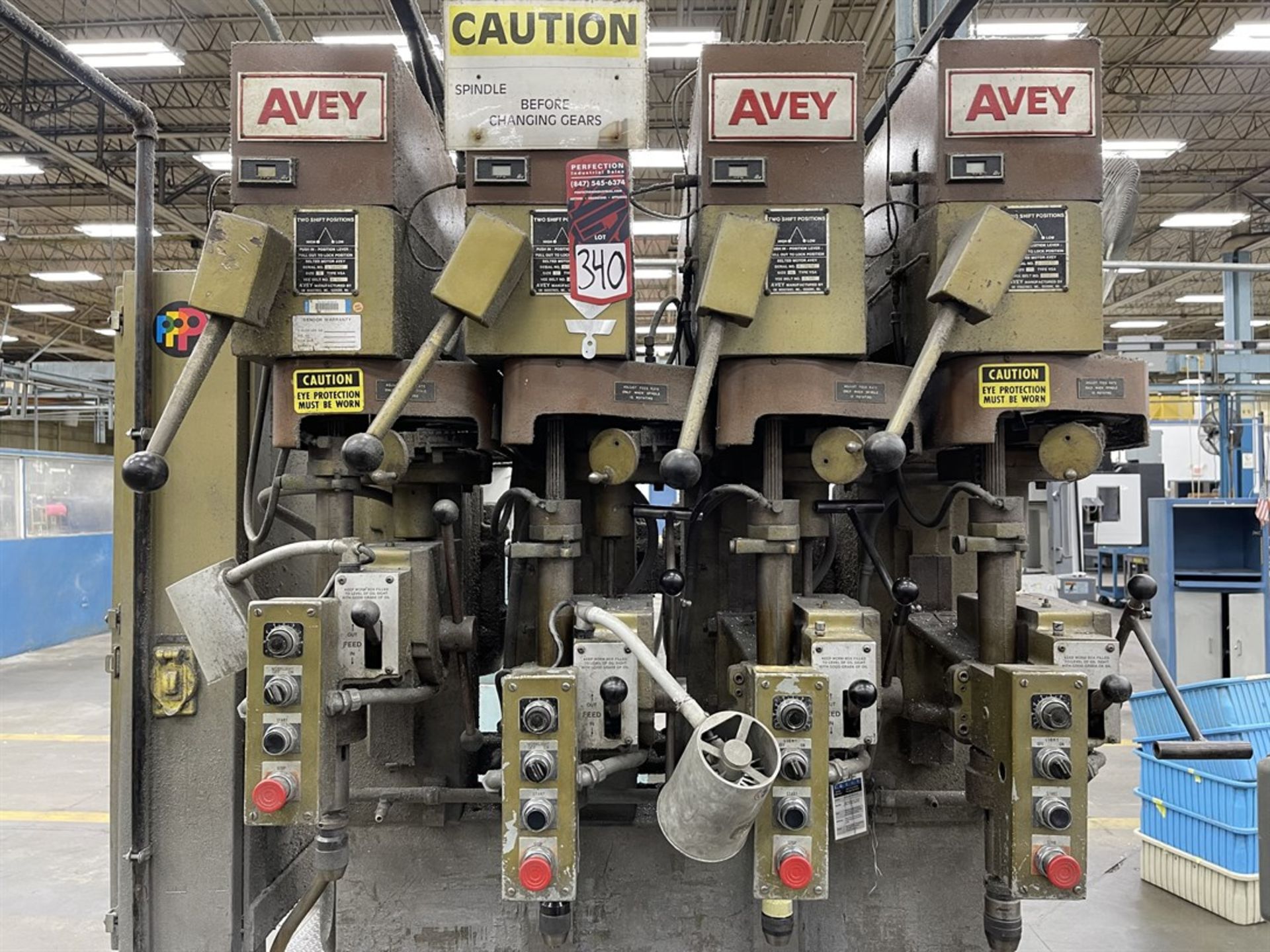 AVEY 2VSA 4-Spindle Gang Drill, s/n A89060 - Image 3 of 6