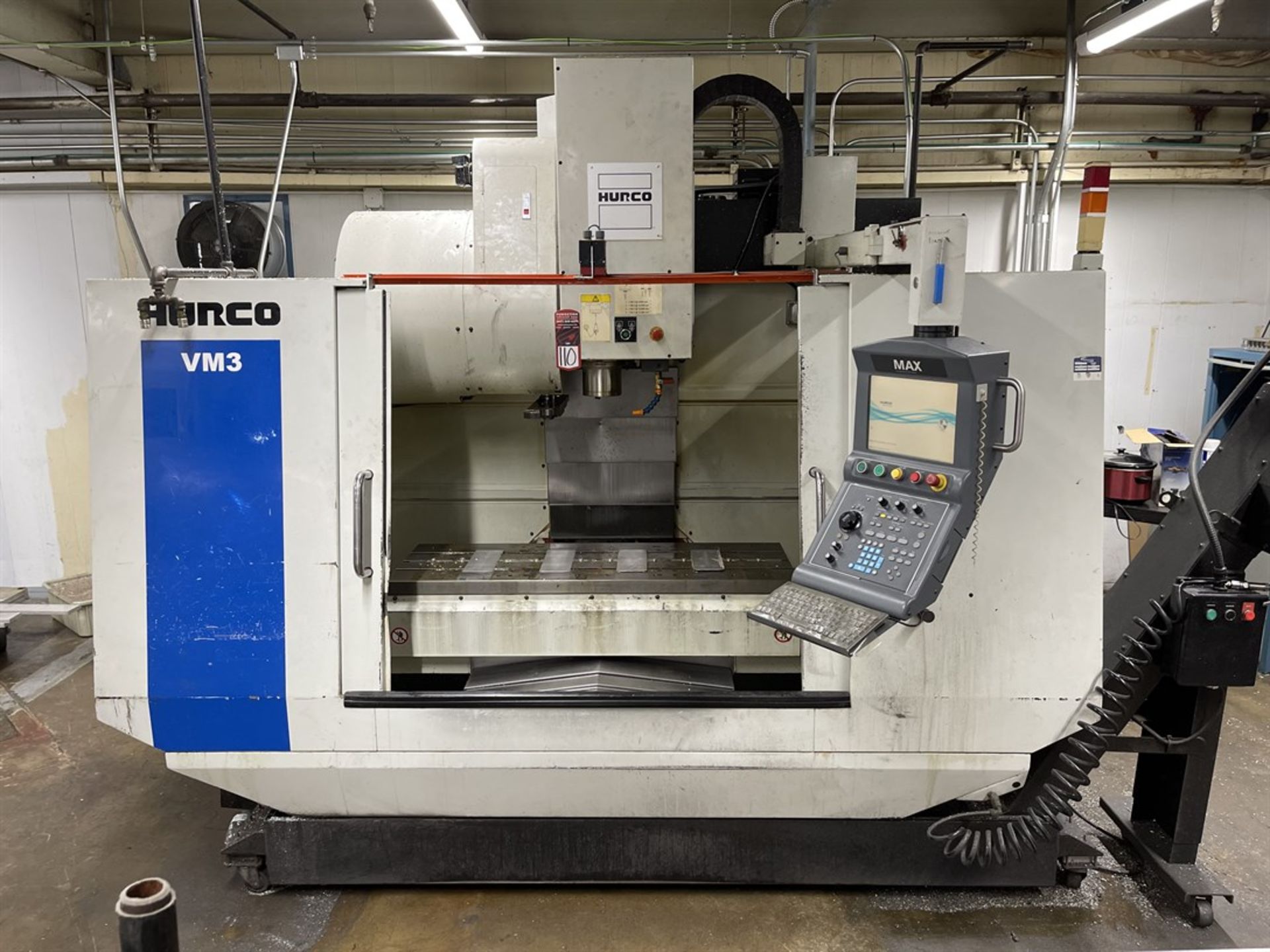 2007 HURCO VM3 Vertical Machining Center, s/n H-V30136, w/ HURCO MAX Control, 51.9” x 17.9” Table, - Image 2 of 10